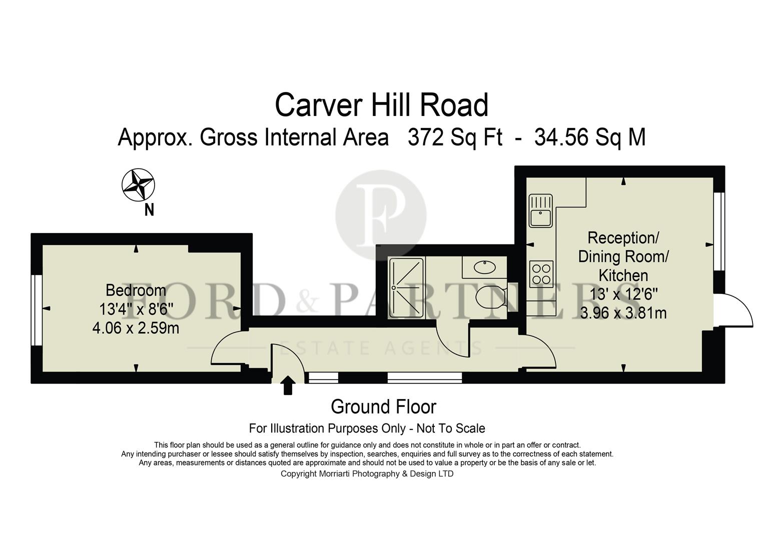 Annexe, 123 Carver Hill Road, High Wycombe floorplan