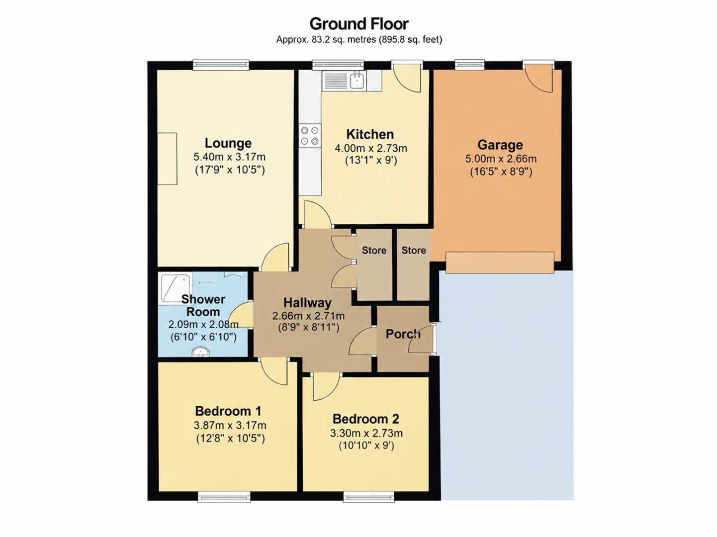 48, Berry Park Lea, Mansfield floorplan