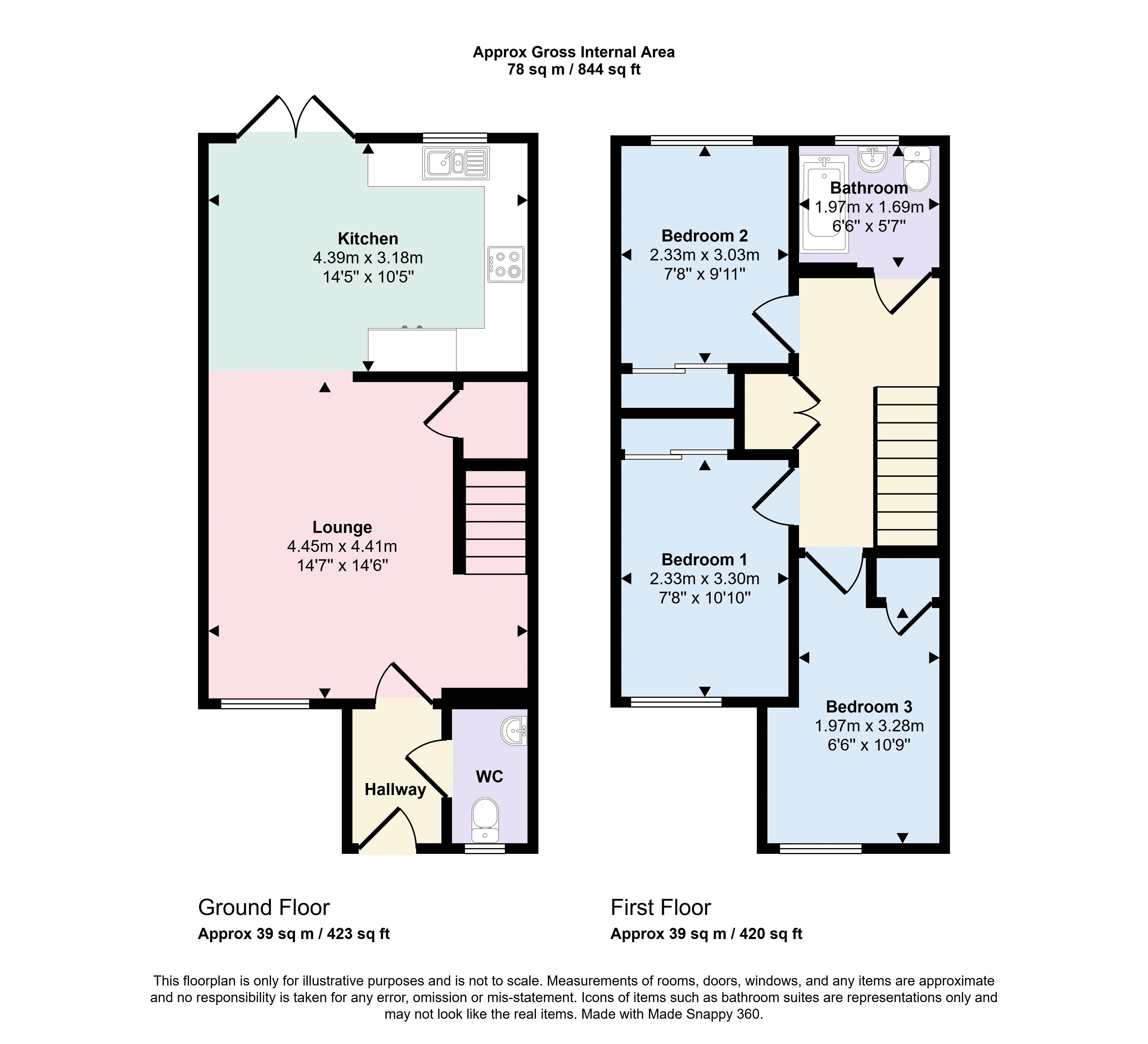 17, Castlegate Avenue, Dumbarton floorplan