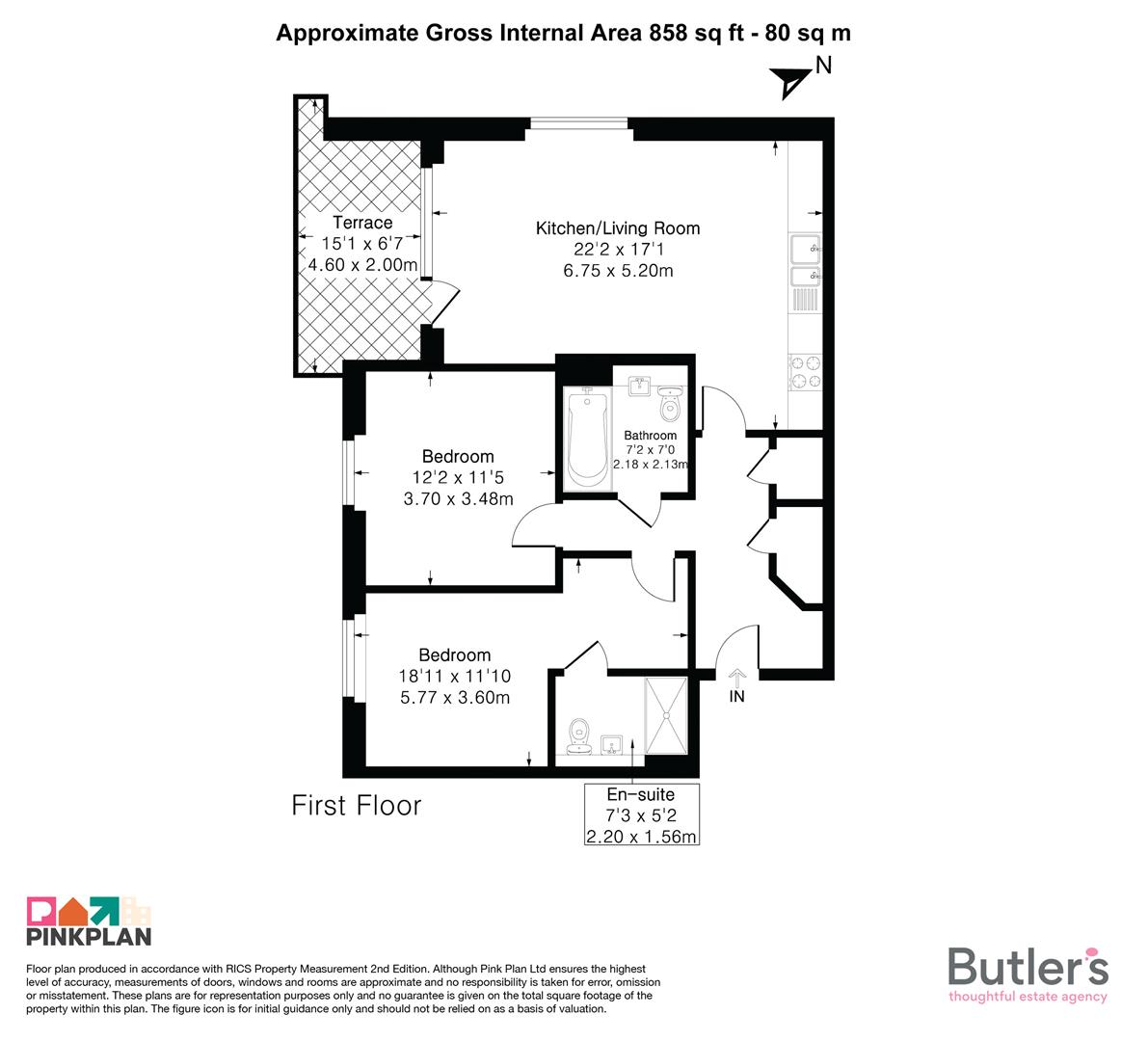 Flat 6, Fennel Court, 6 Station Road, Sutton floorplan