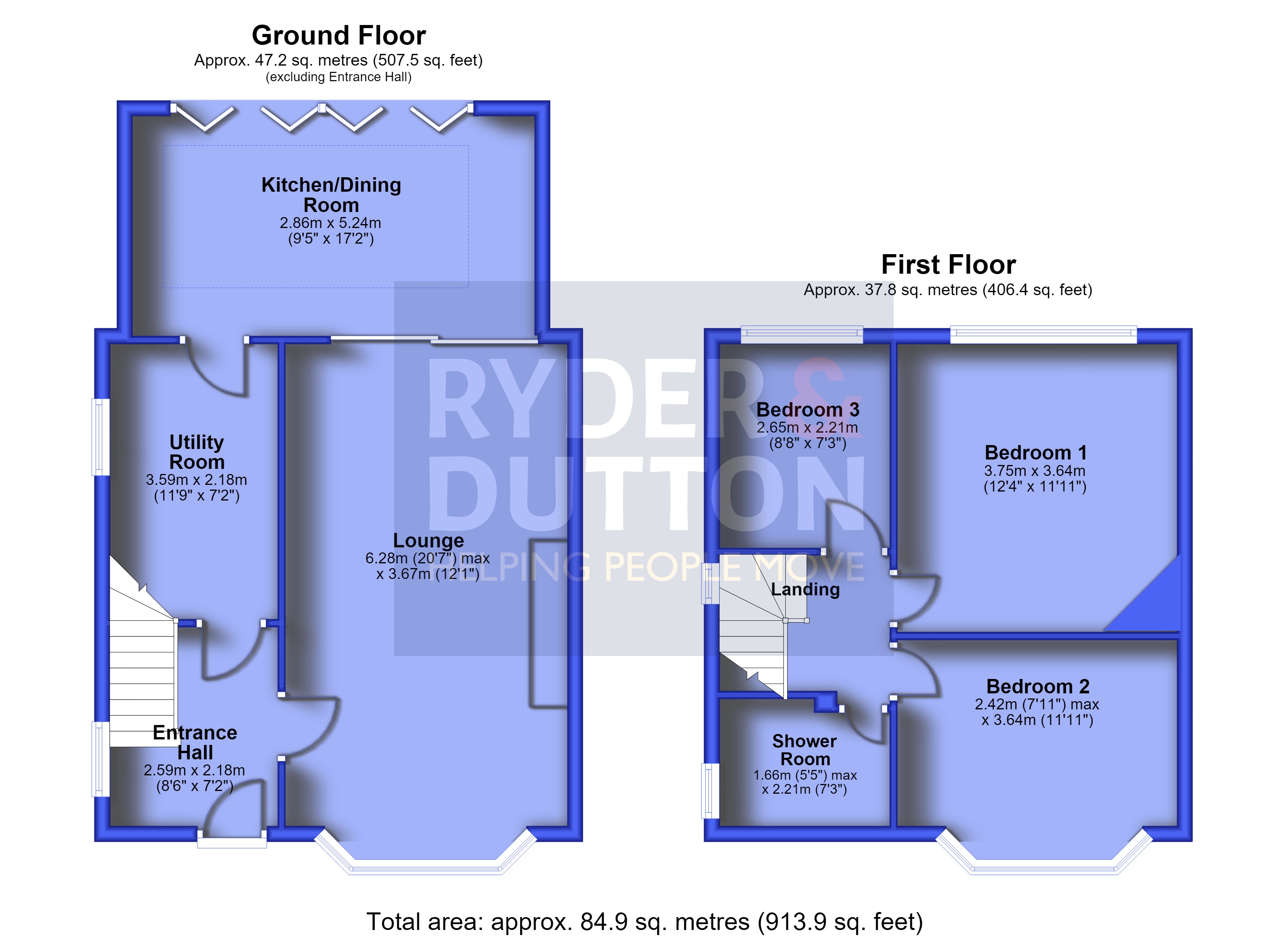 28, Rosslyn Road, Manchester floorplan