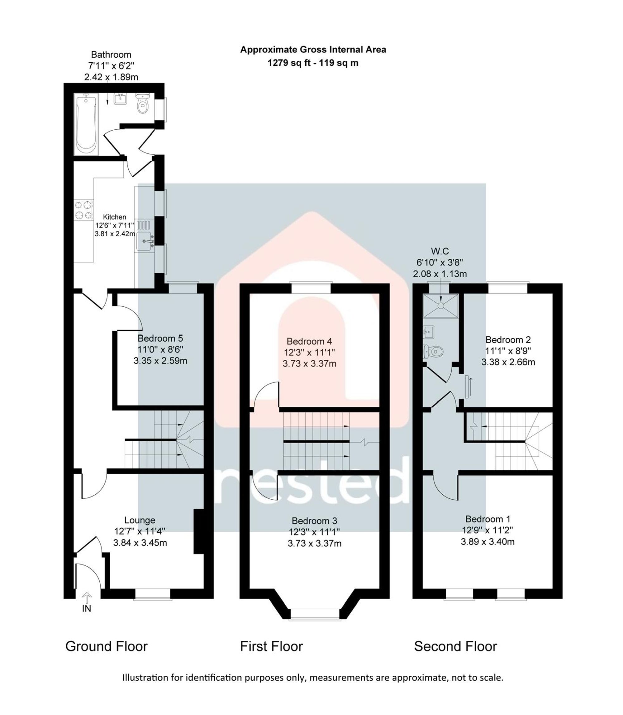 24 Ordnance Row, Portsmouth floorplan