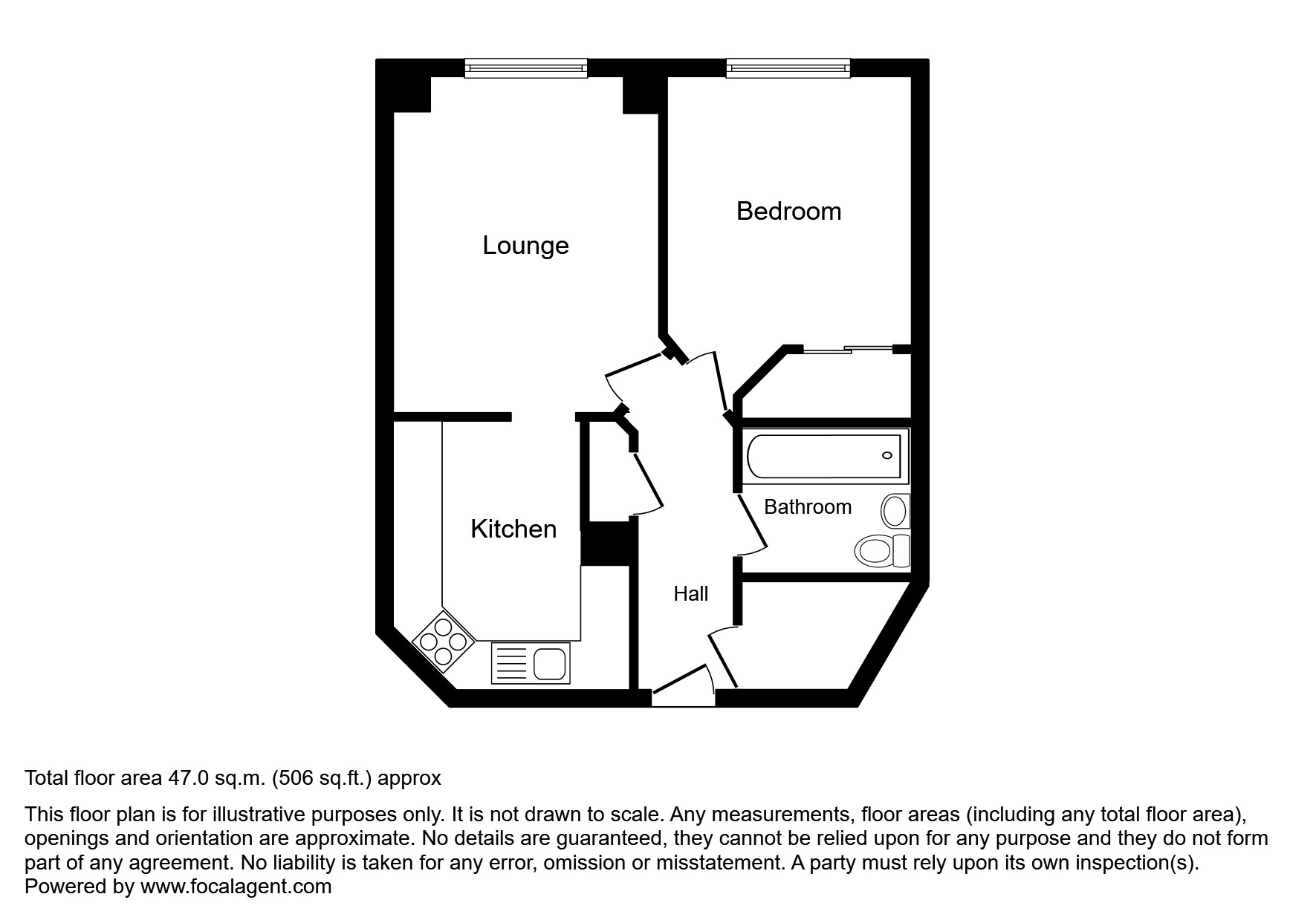 Ellon Way, Paisley, Renfrewshire PA3, 1 bedroom flat for sale