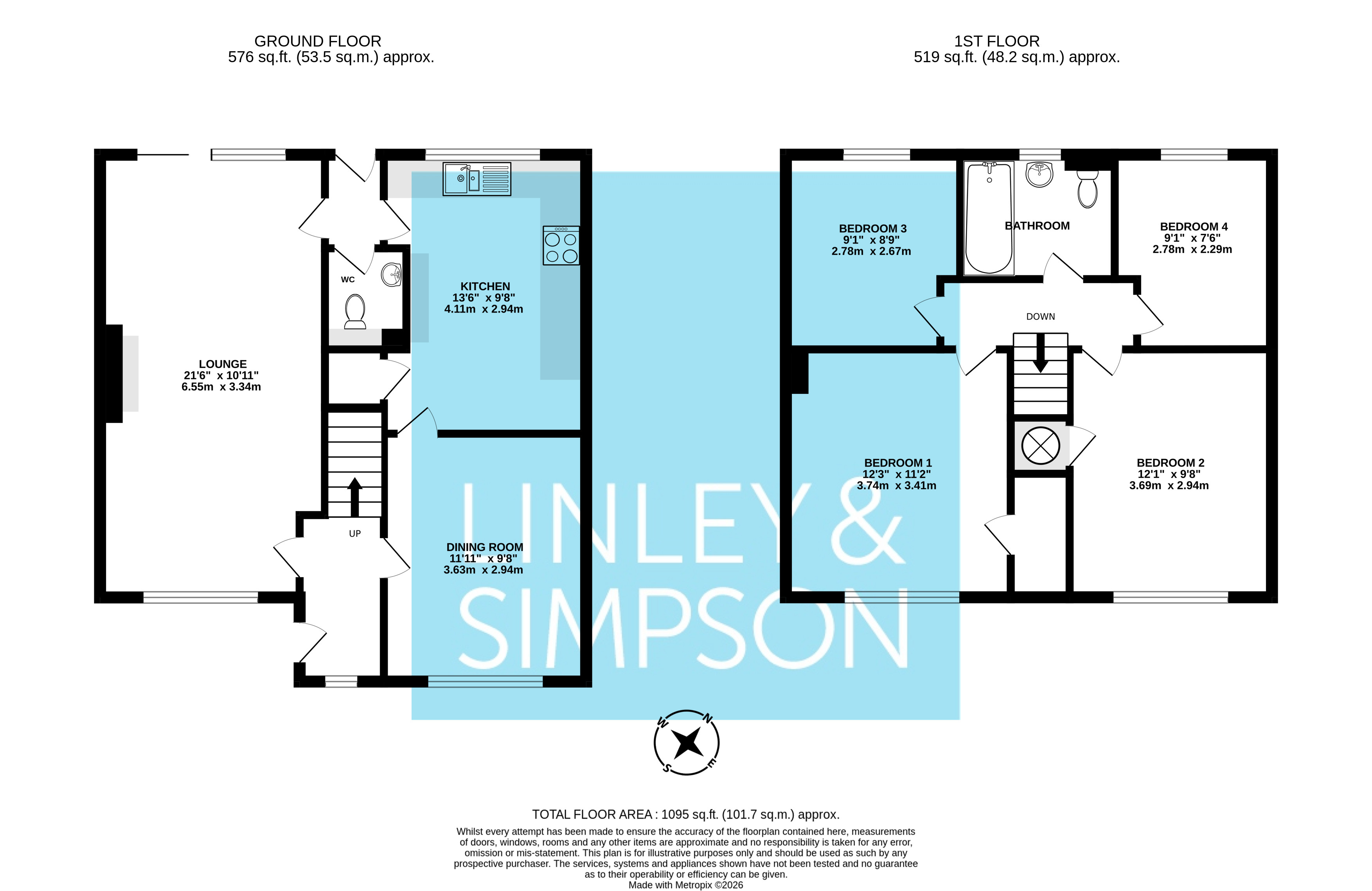 123, Aire Road, Wetherby floorplan