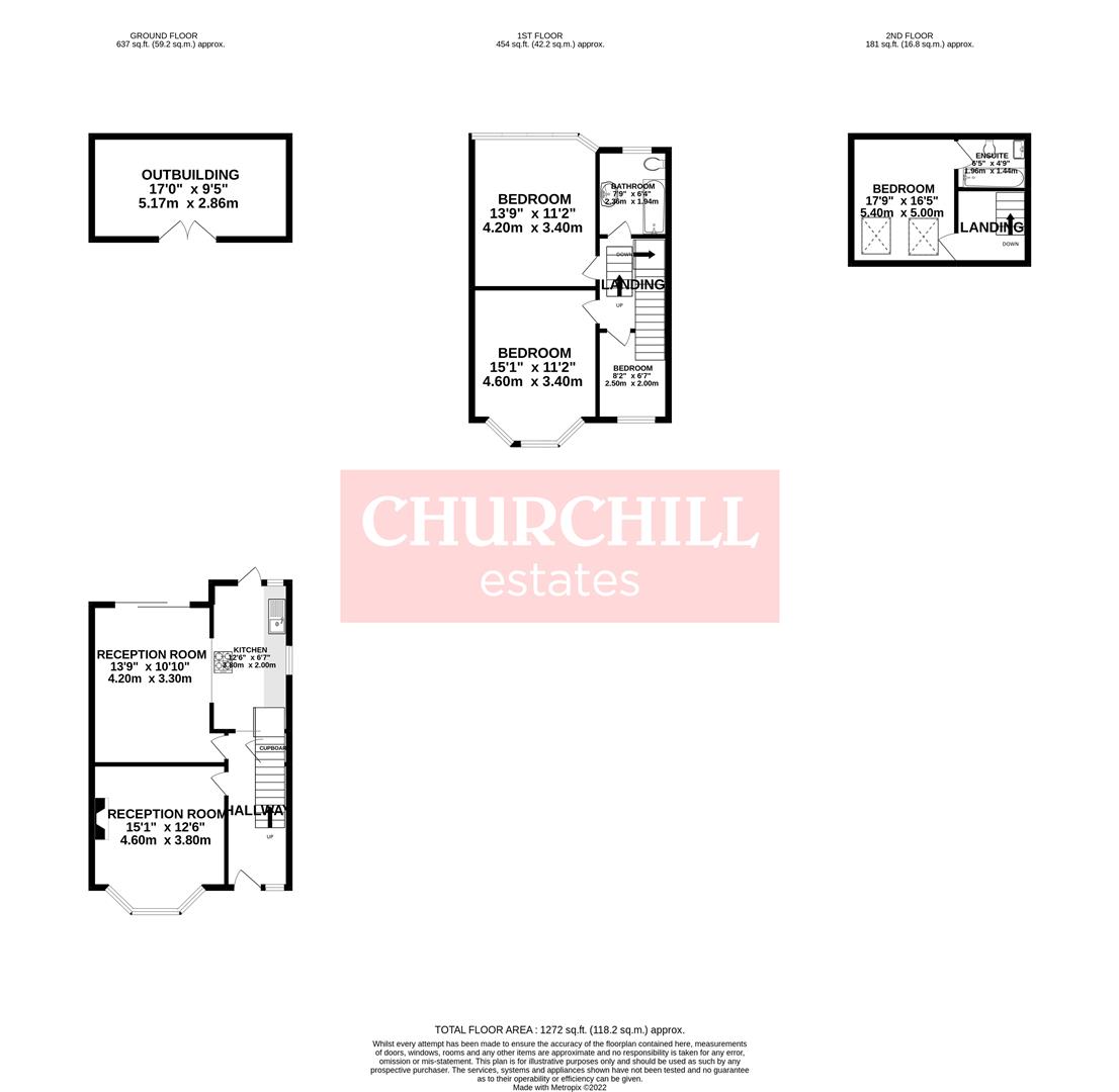 25, Colvin Gardens, Wanstead floorplan