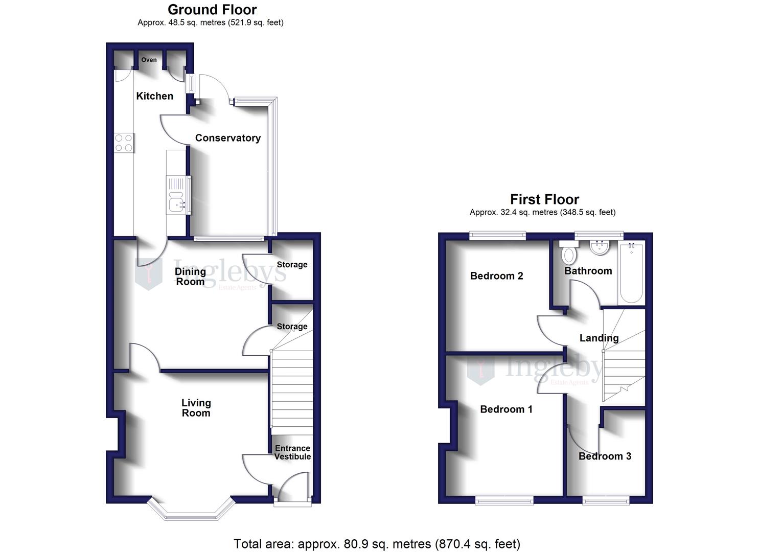 14, Cliffe Avenue, Carlin How floorplan