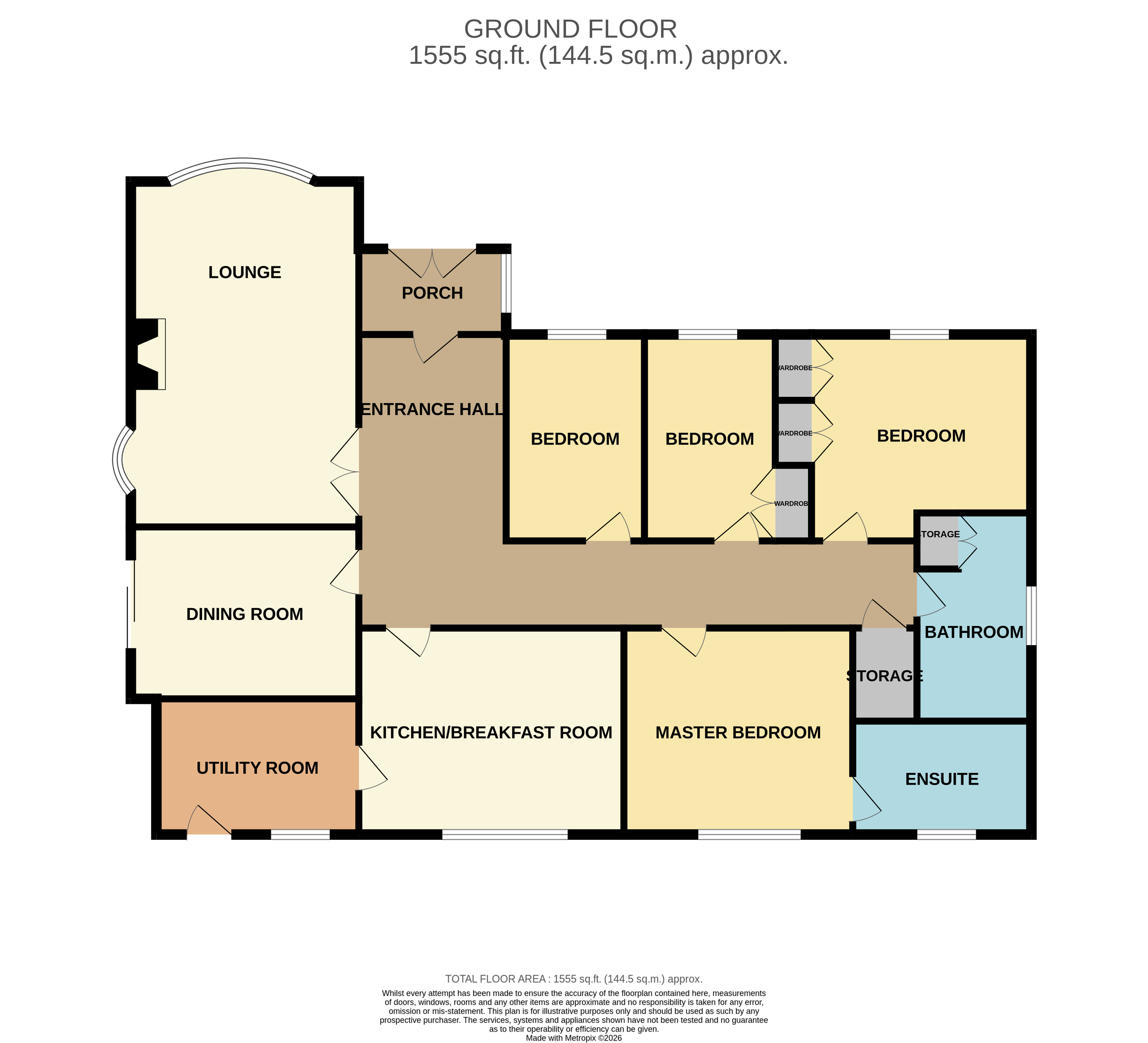 14, Field Close Road, Scarborough floorplan