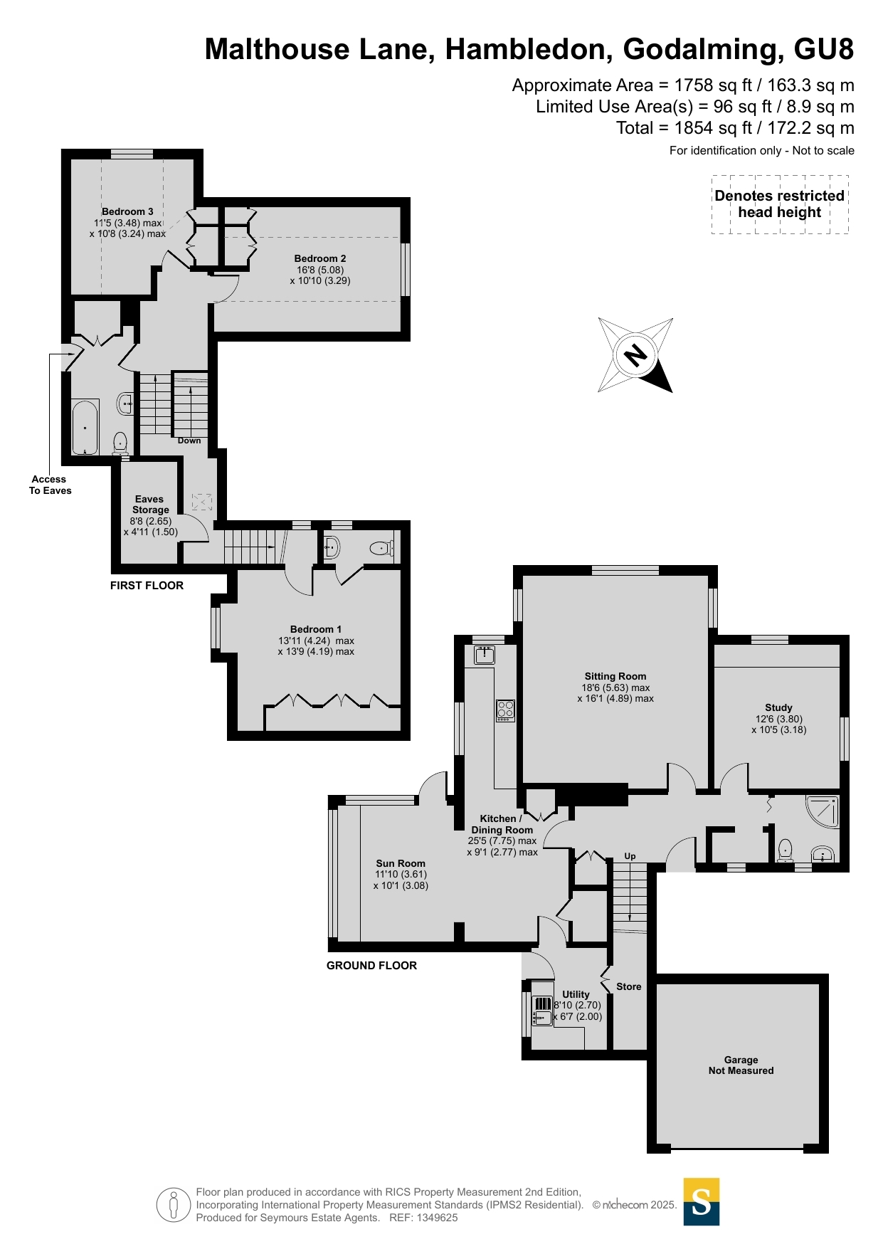 Heath Cottage,, Malthouse Lane, Godalming floorplan