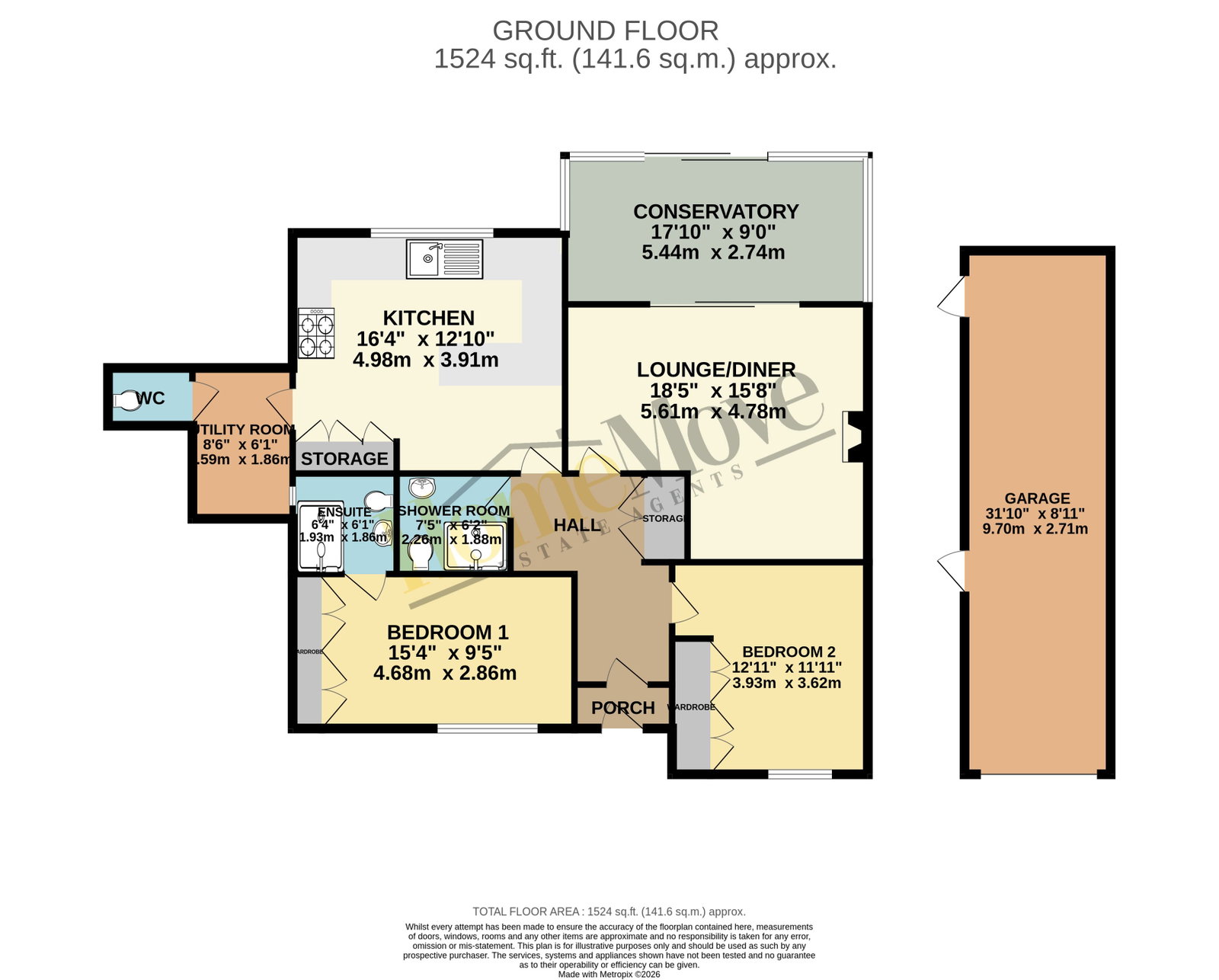 2, Oakside Crescent, Leicester floorplan