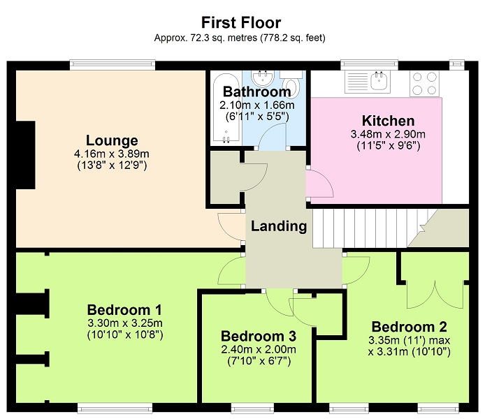 3 Bedrooms Maisonette for sale in Mansfield Road, Chessington, Surrey KT9