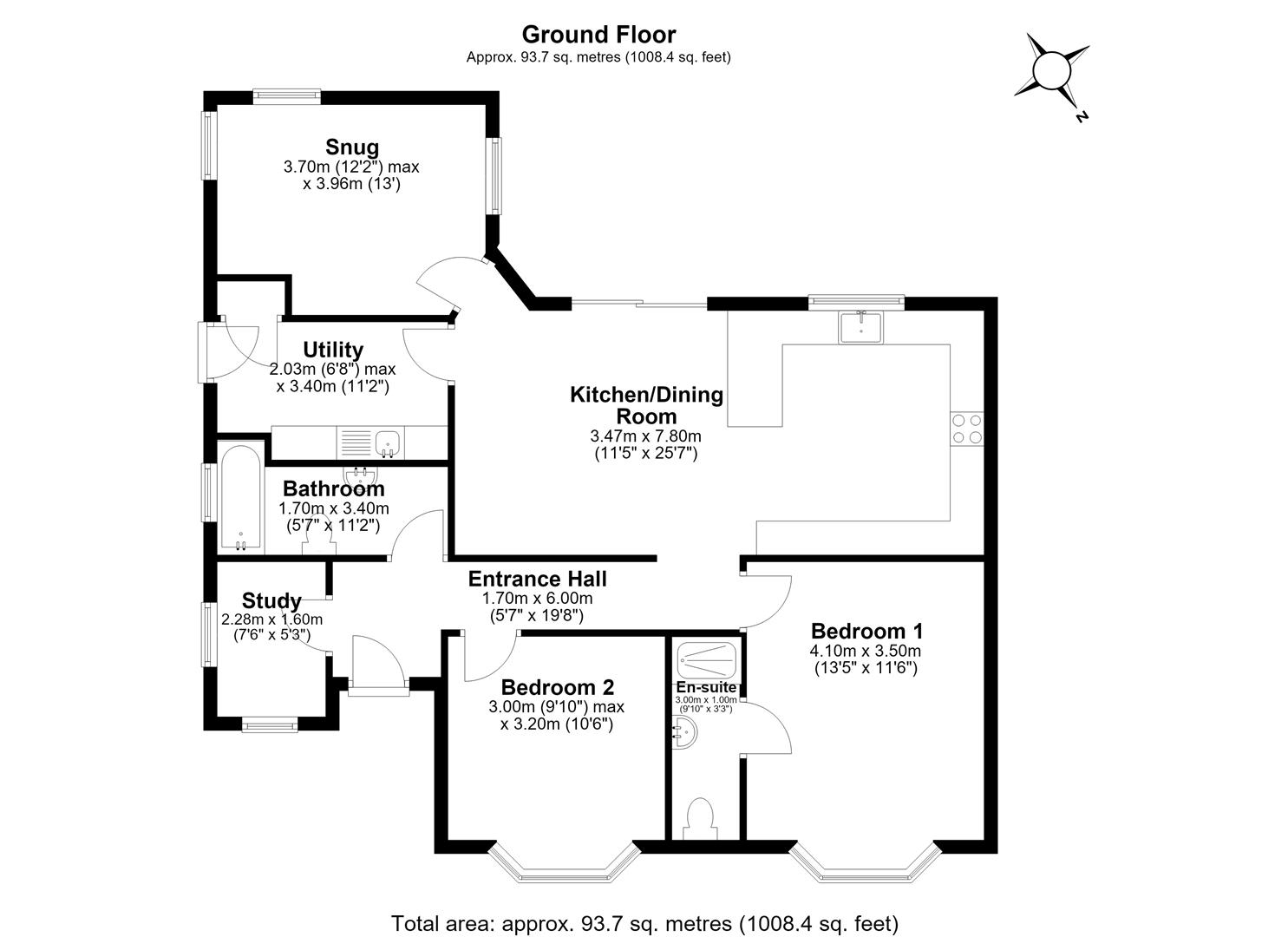 Mountfield, 19, Casterton Road, Stamford floorplan