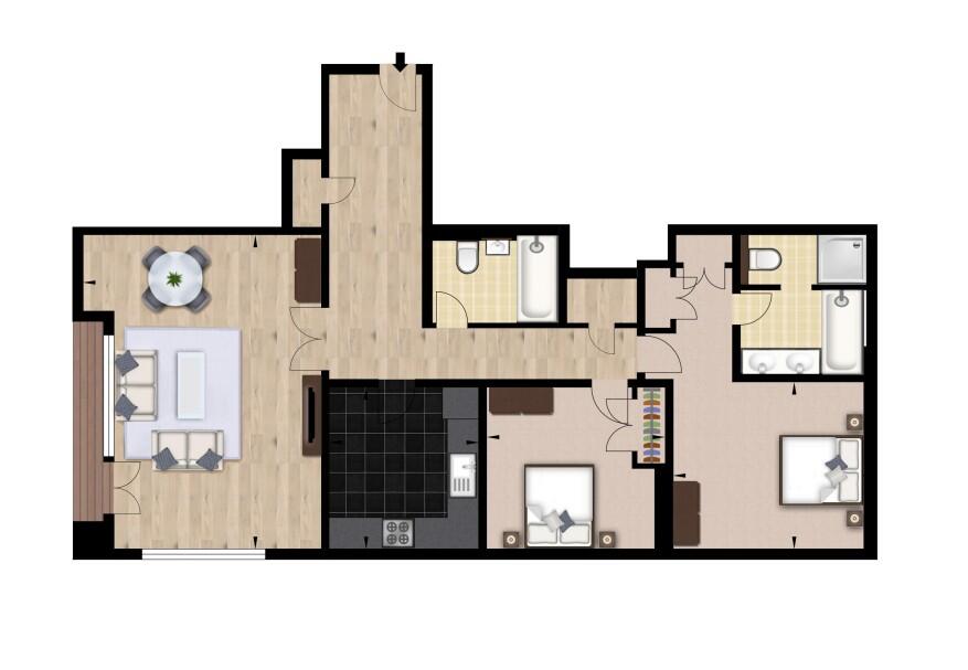 Westferry Circus, London floorplan