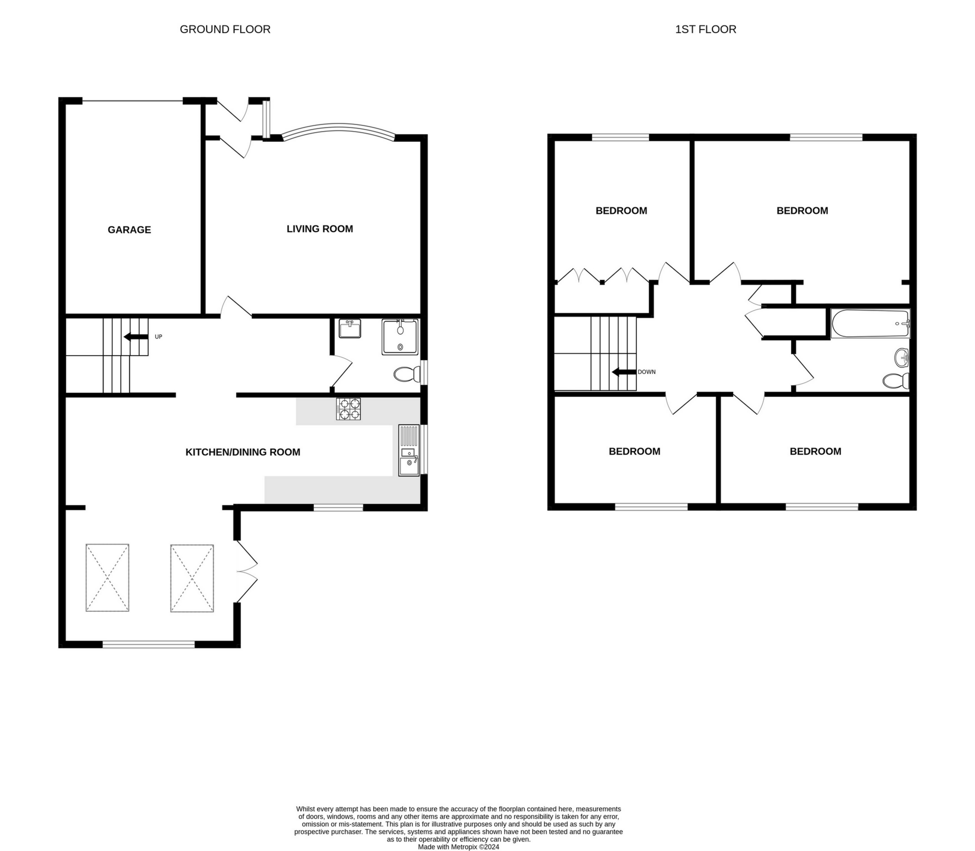 3, Western Road, Deal floorplan