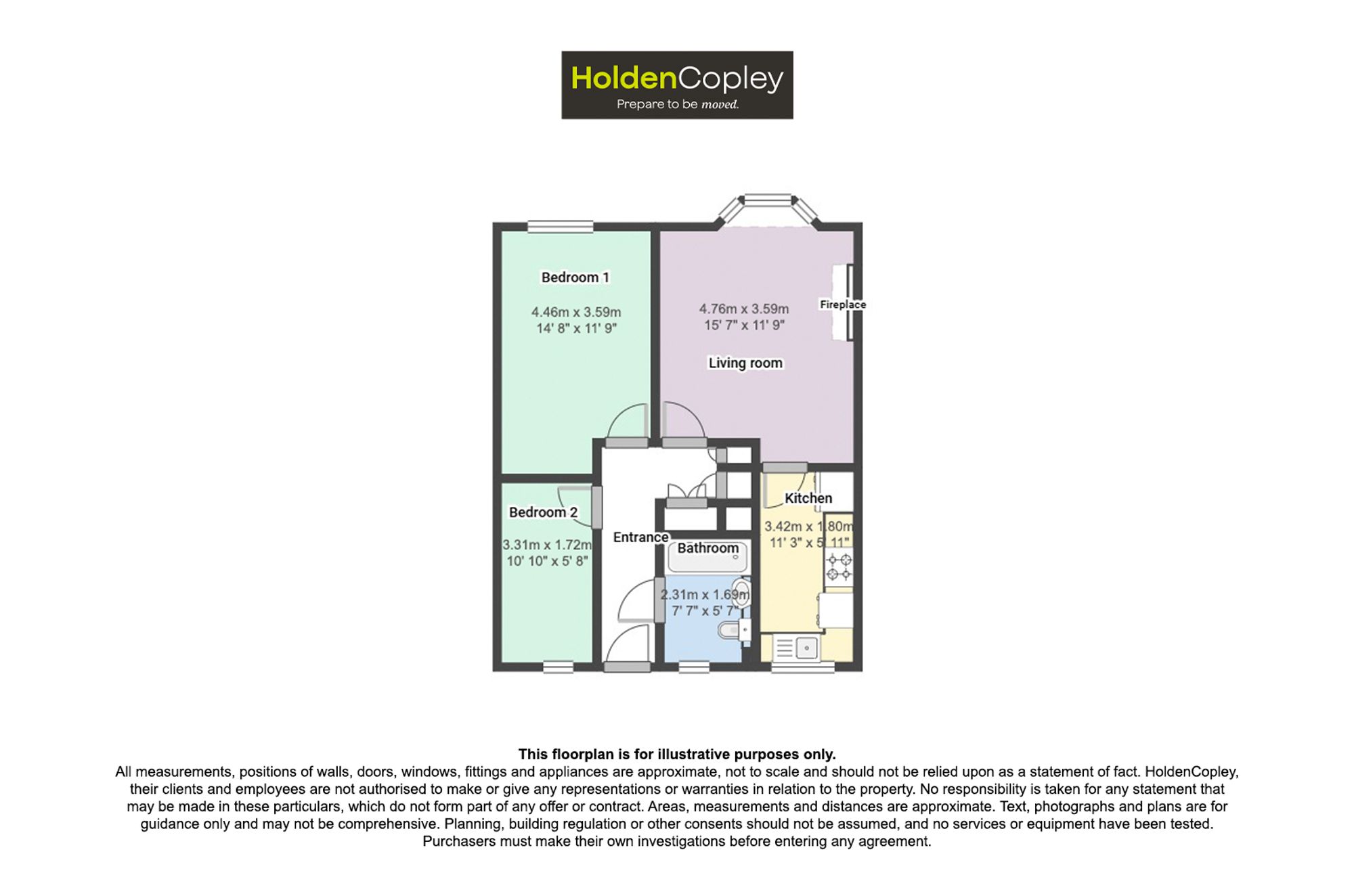 Flat 5, Victoria Court Albert Road, Nottingham floorplan