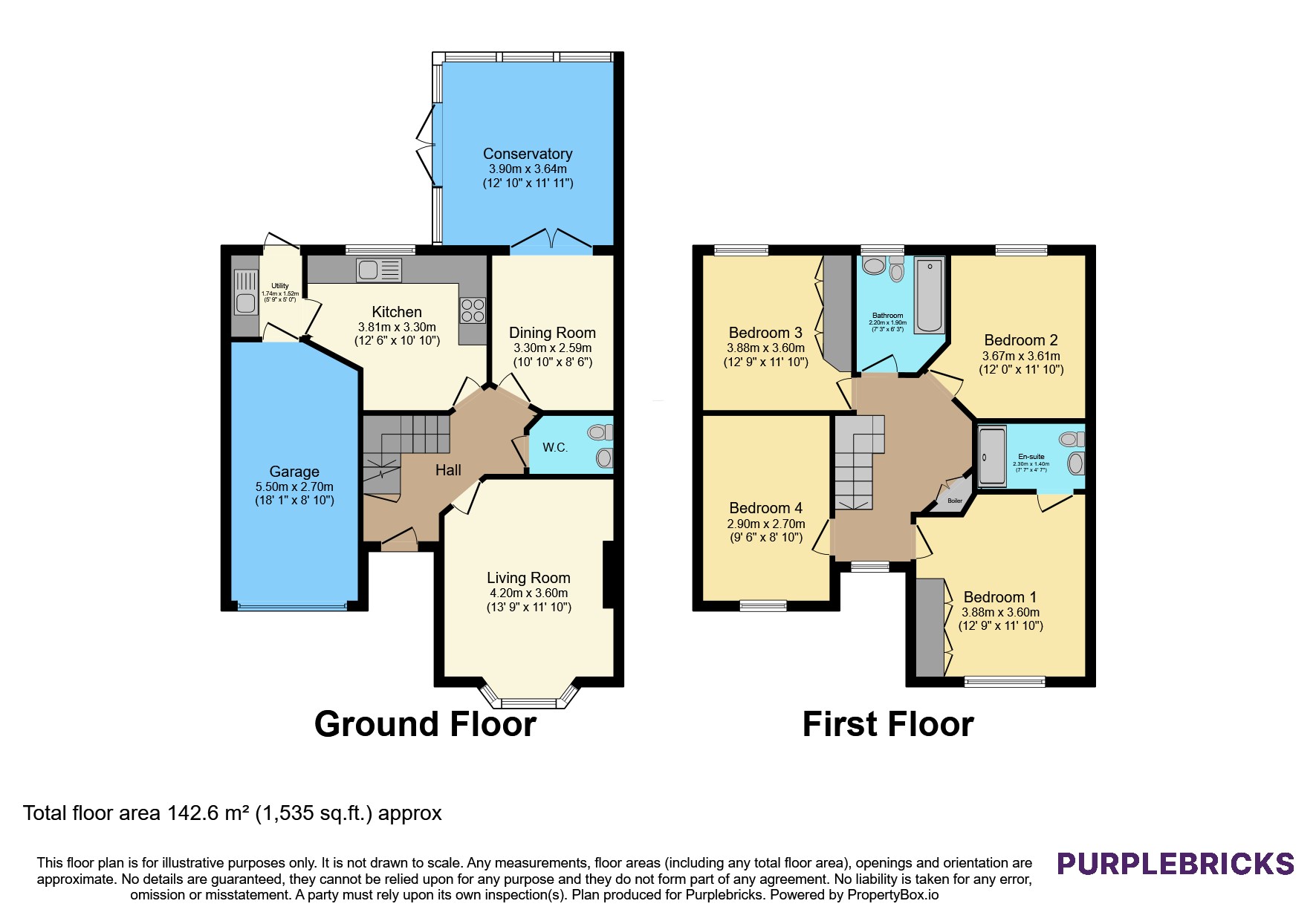 10, Holyoke Grove, Leamington Spa floorplan