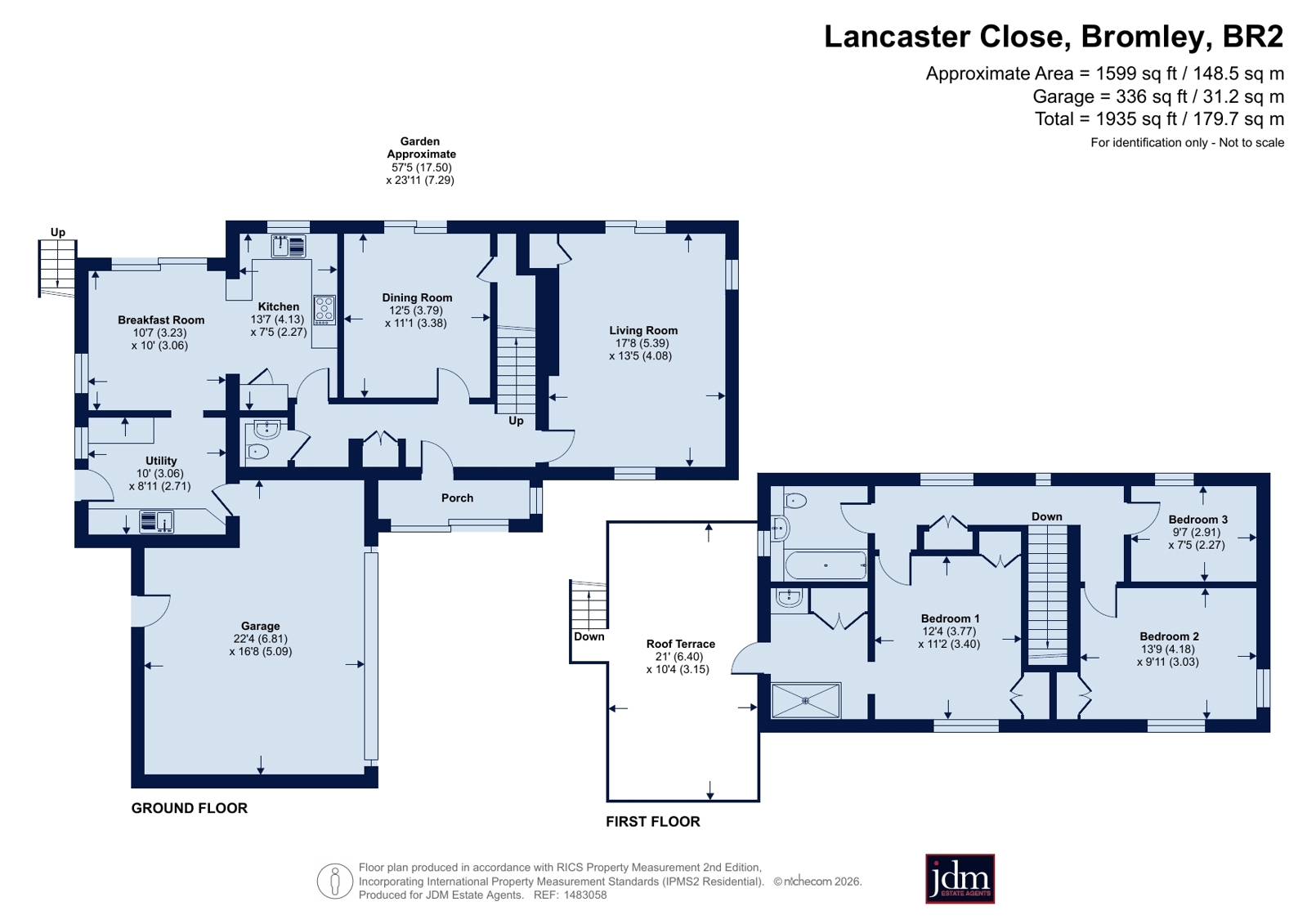 5, Lancaster Close, Bromley floorplan