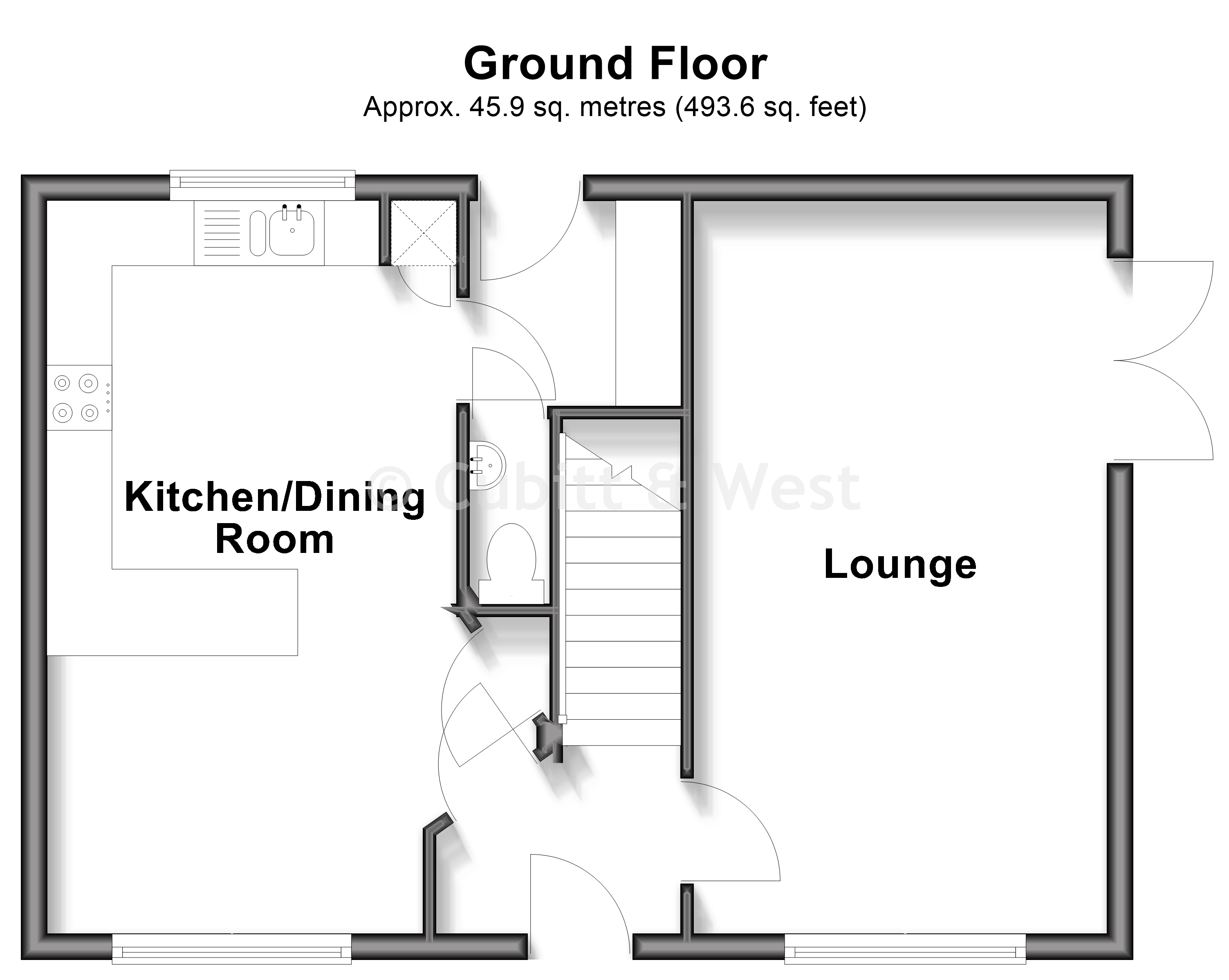 1, Eames Way, Crawley floorplan