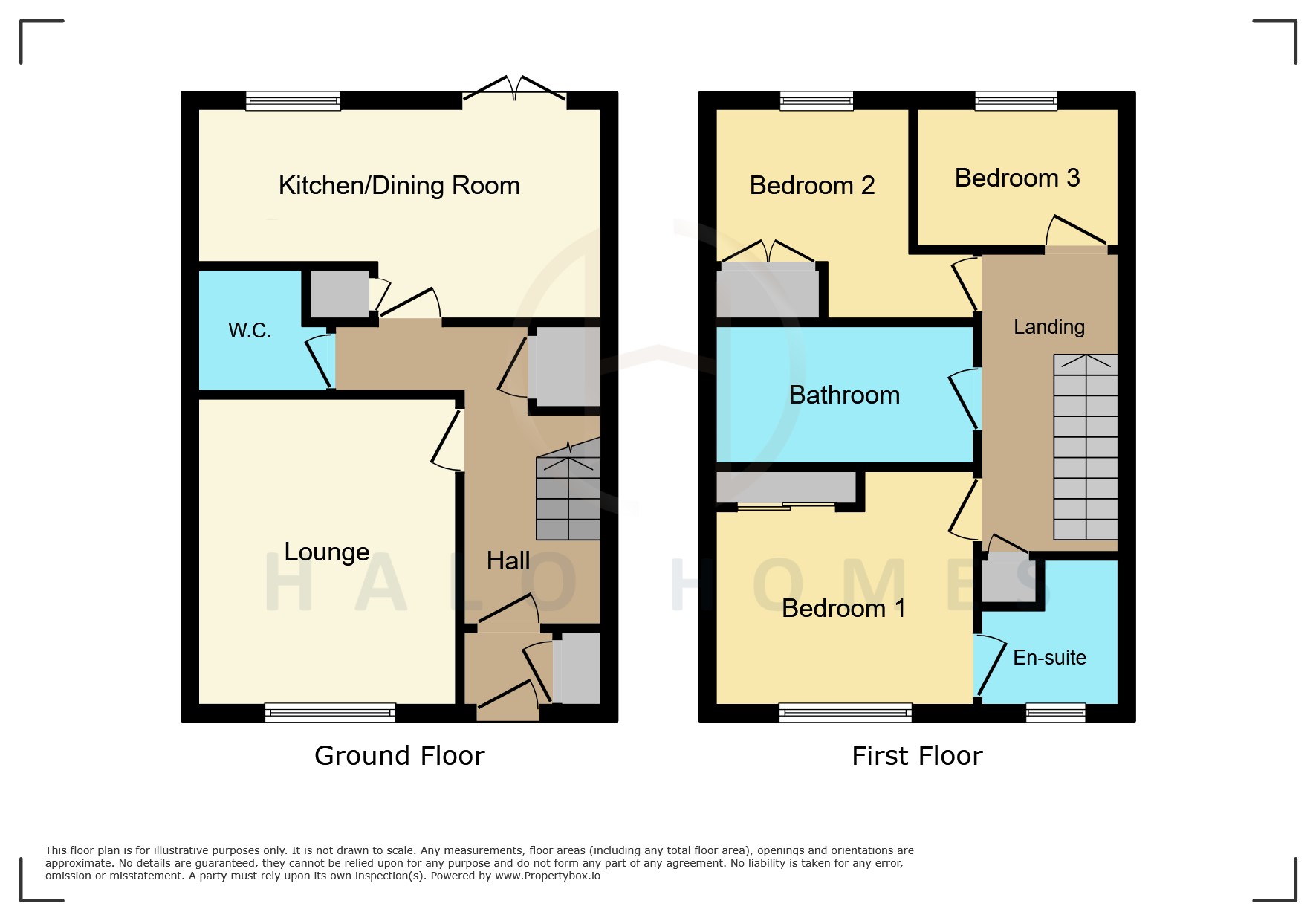 56 Crown Crescent, Larbert floorplan