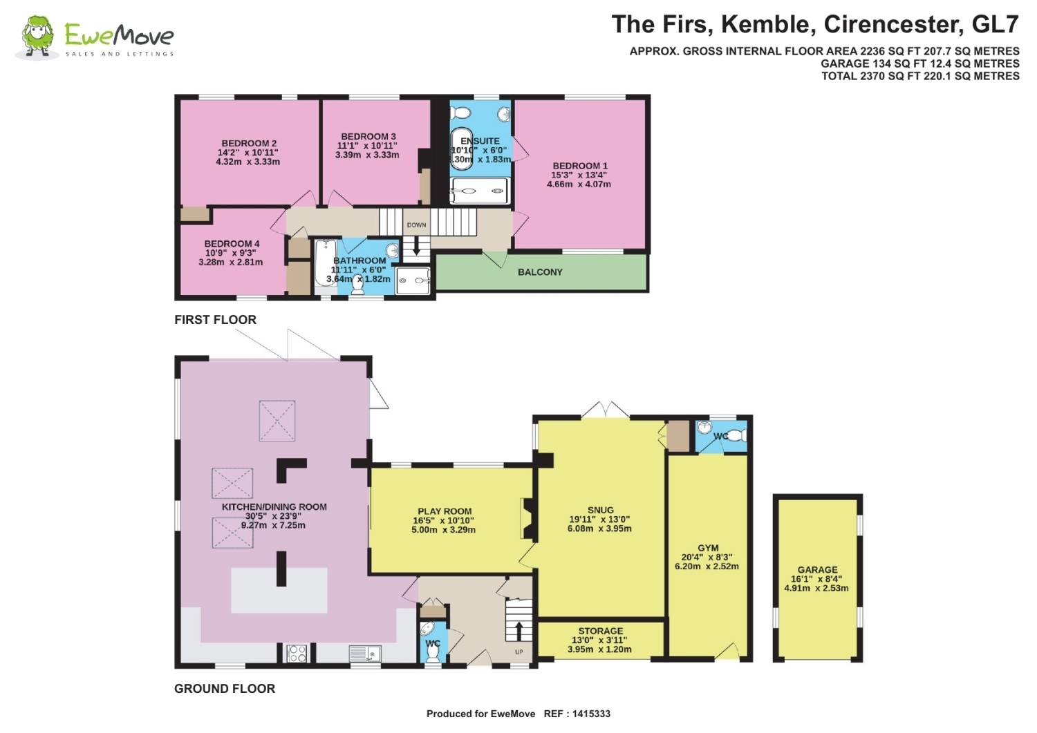 5, The Firs, Cirencester floorplan