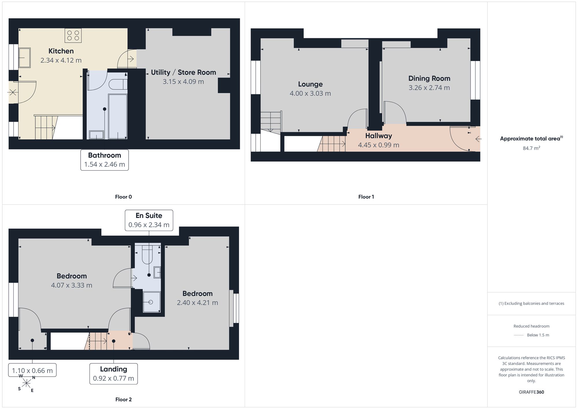 8 Fullerton Place, Gateshead floorplan