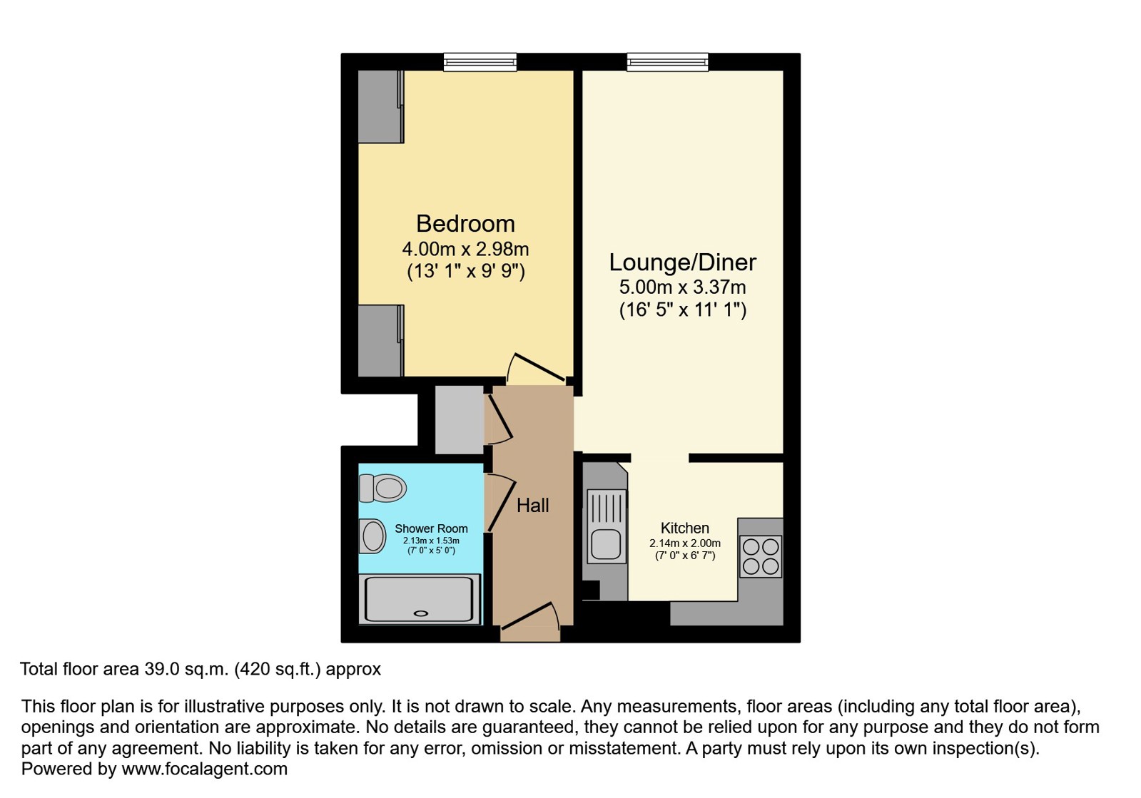 16, Sawyers Court, Shenfield floorplan