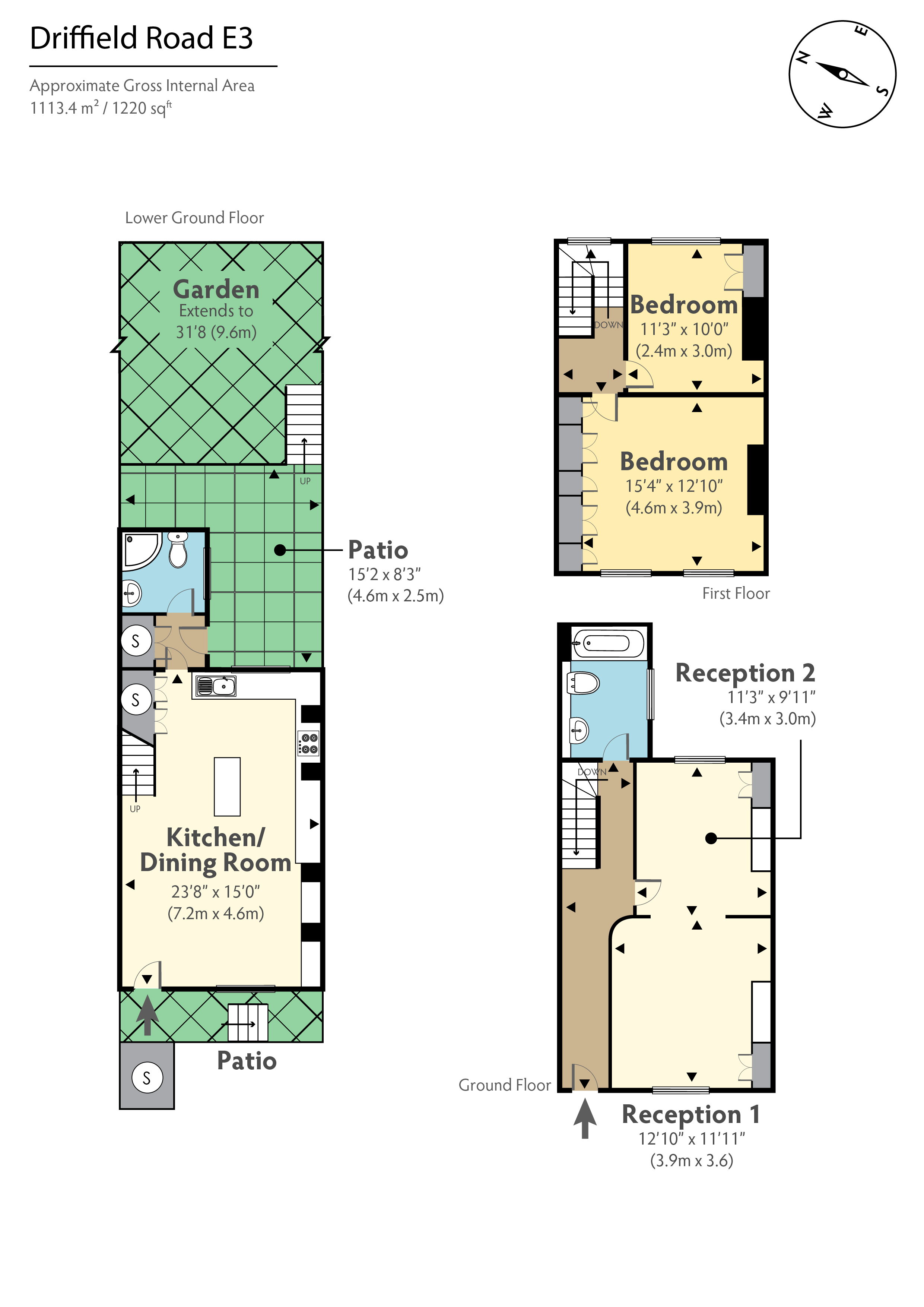 26, Driffield Road, London floorplan