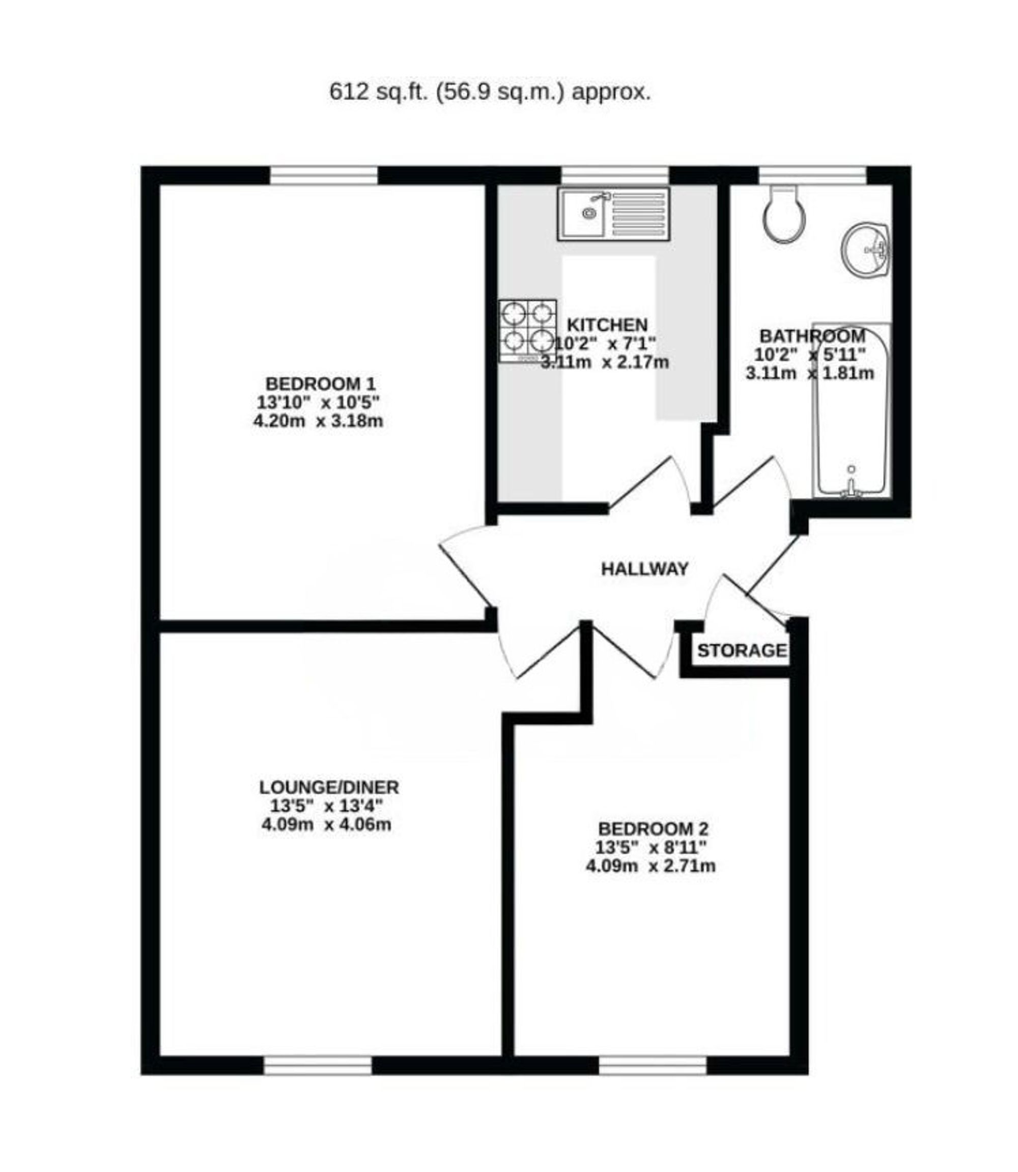15 Nicola Close, Harrow floorplan