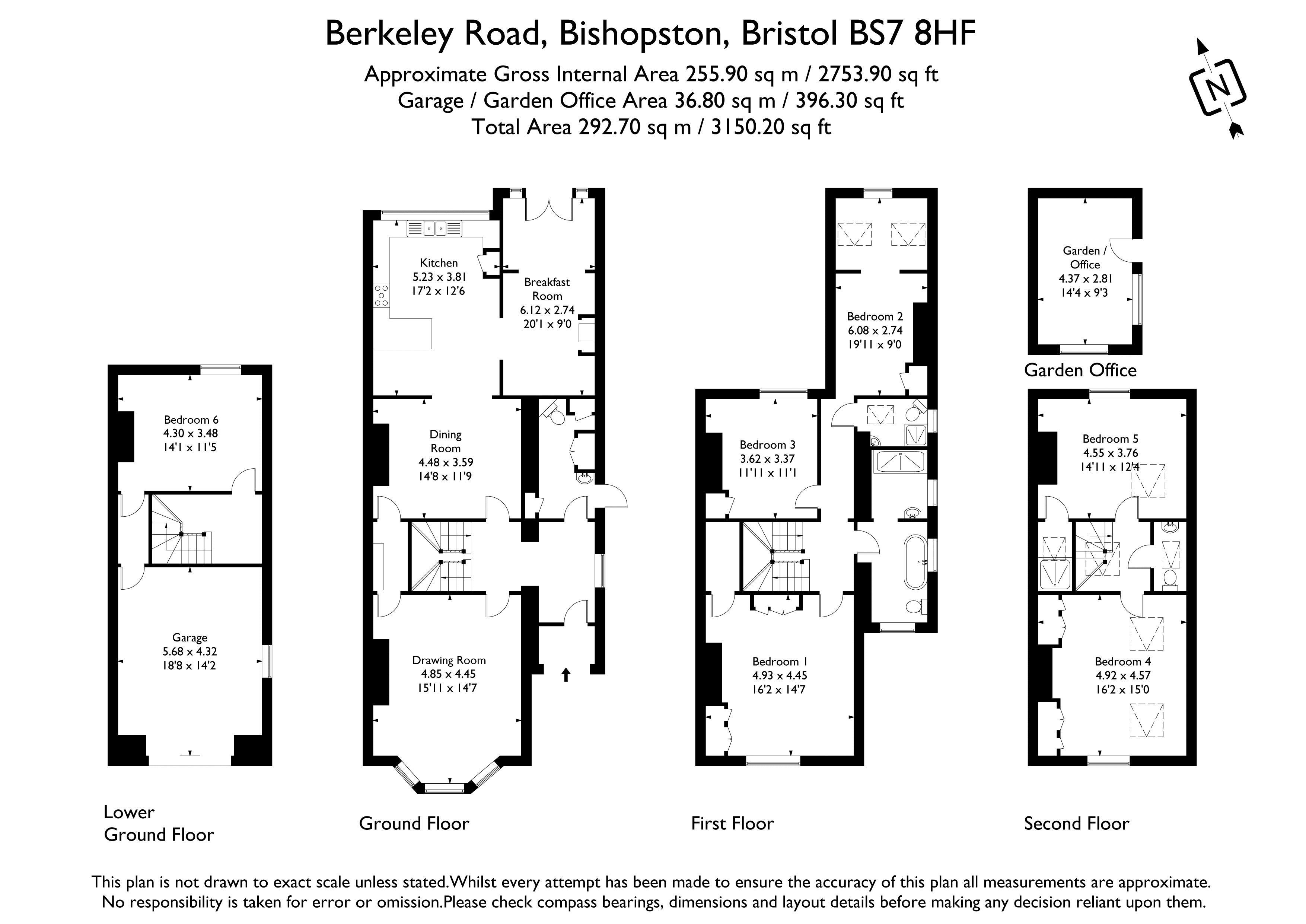 39, Berkeley Road, Bristol floorplan