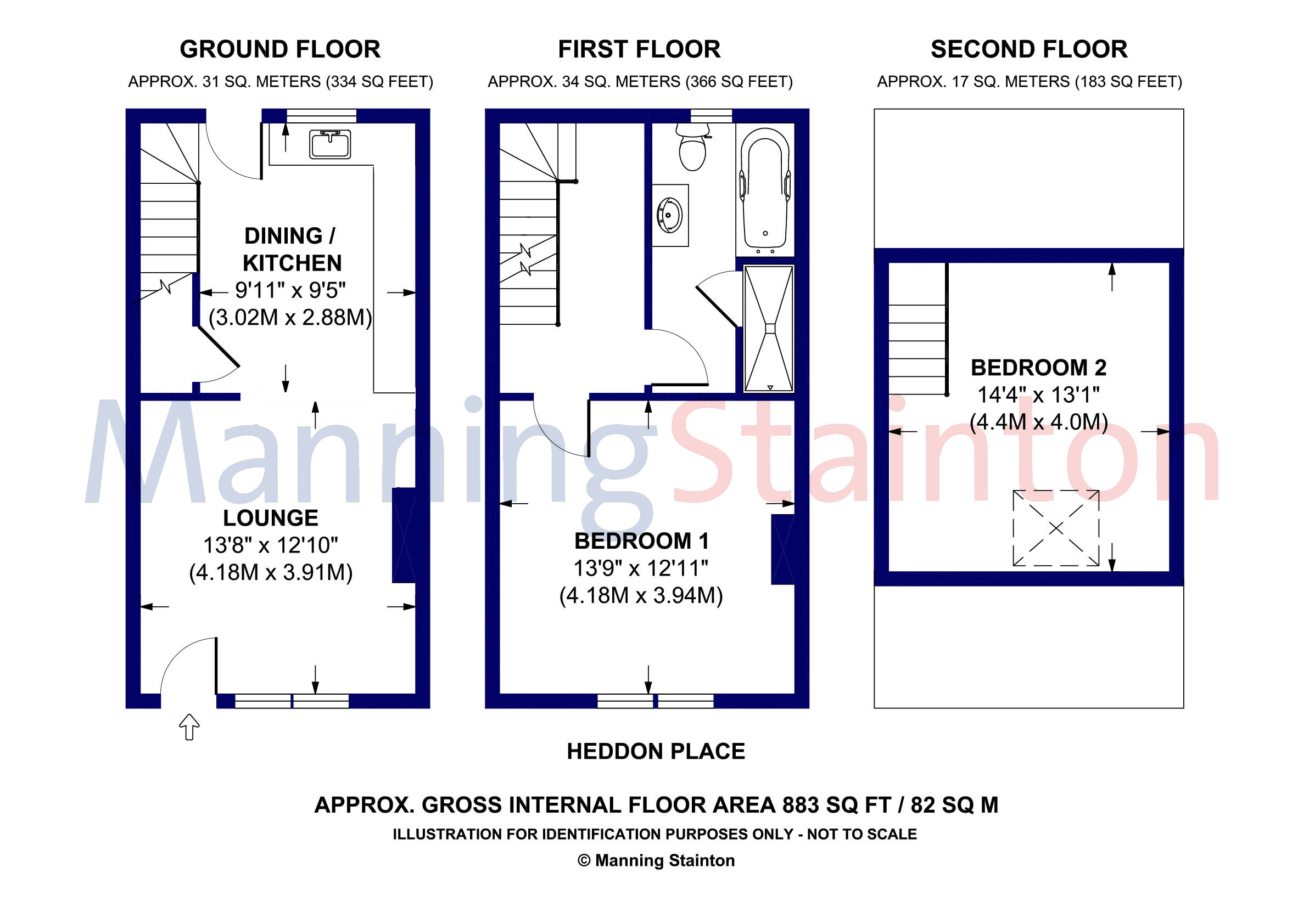 Heddon Place, Leeds floorplan