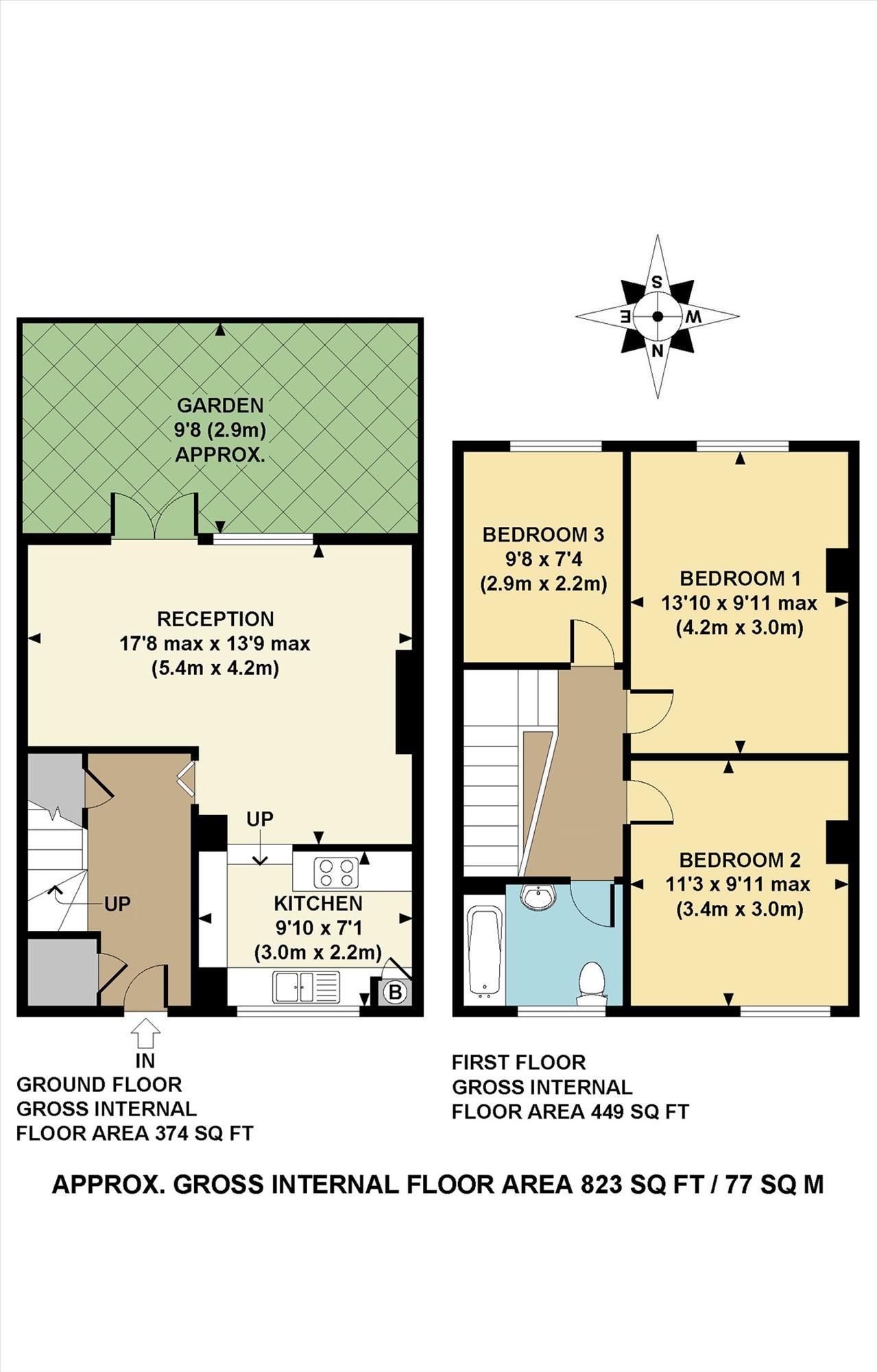 3 Bedrooms Terraced house to rent in Oxford Road, Stratford, London E15