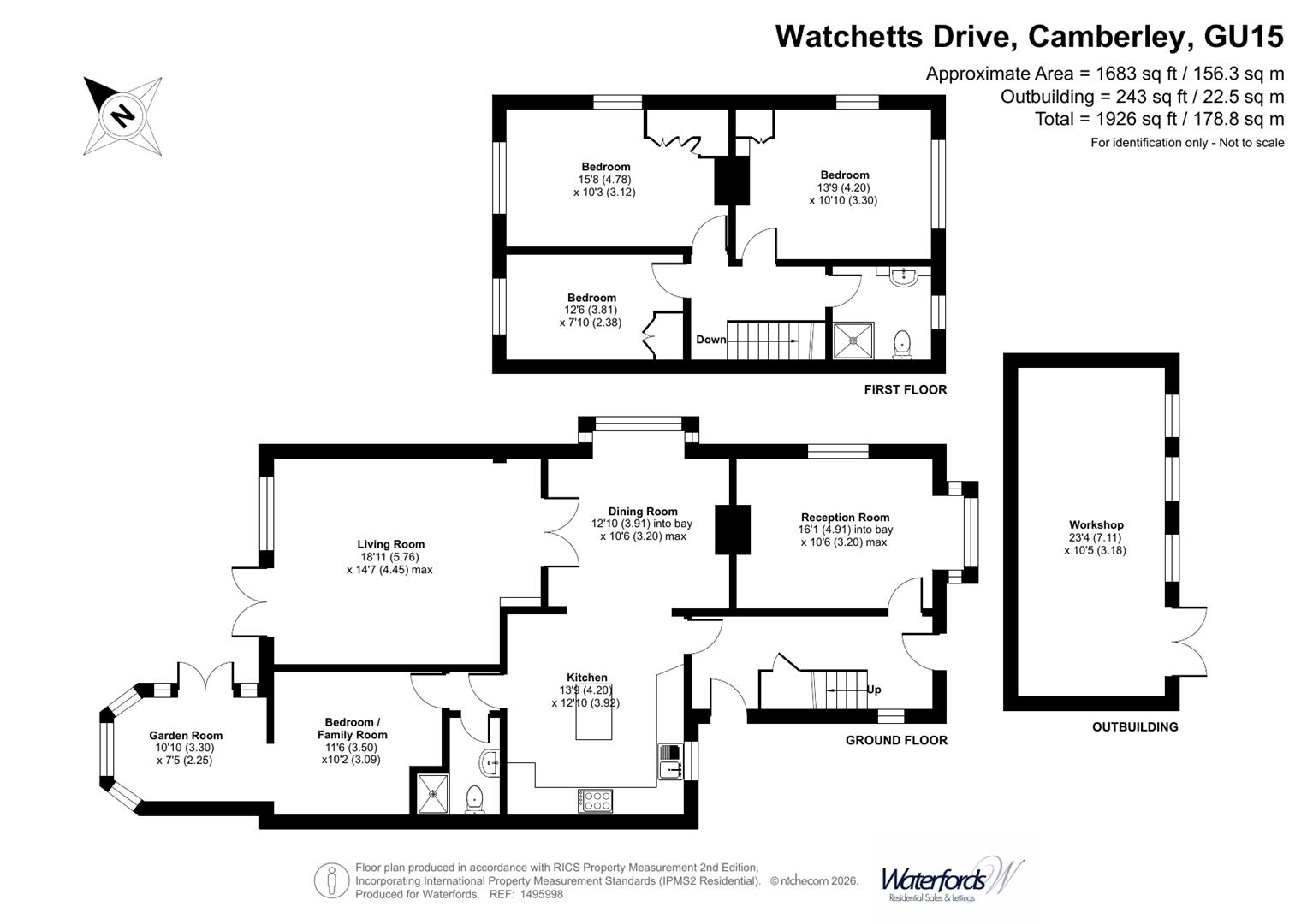 37, Watchetts Drive, Camberley floorplan