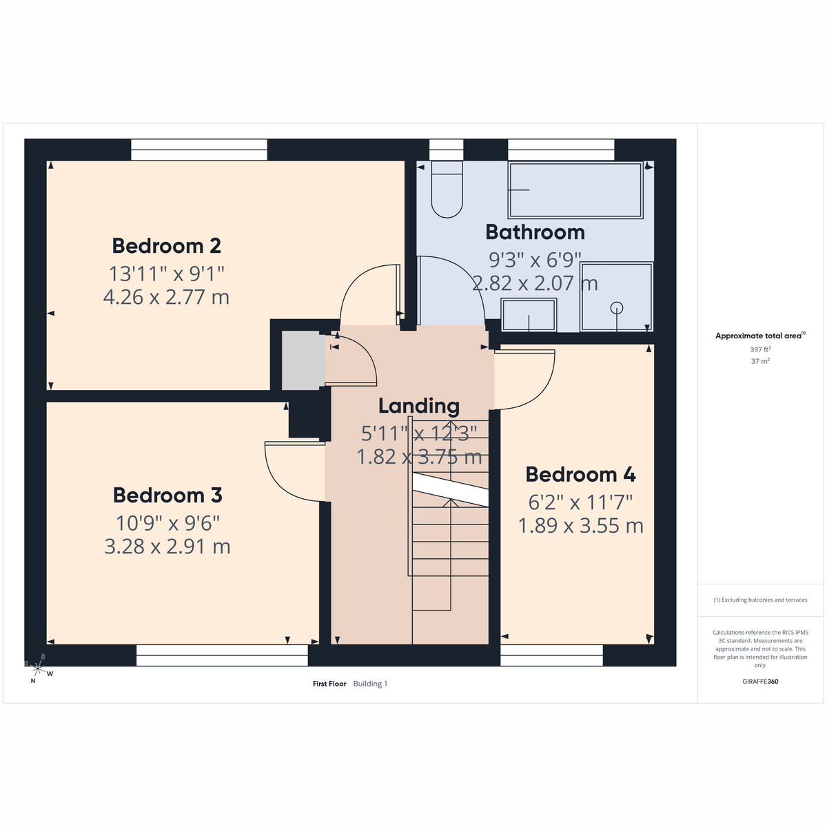 45, Townlands, Cullompton floorplan