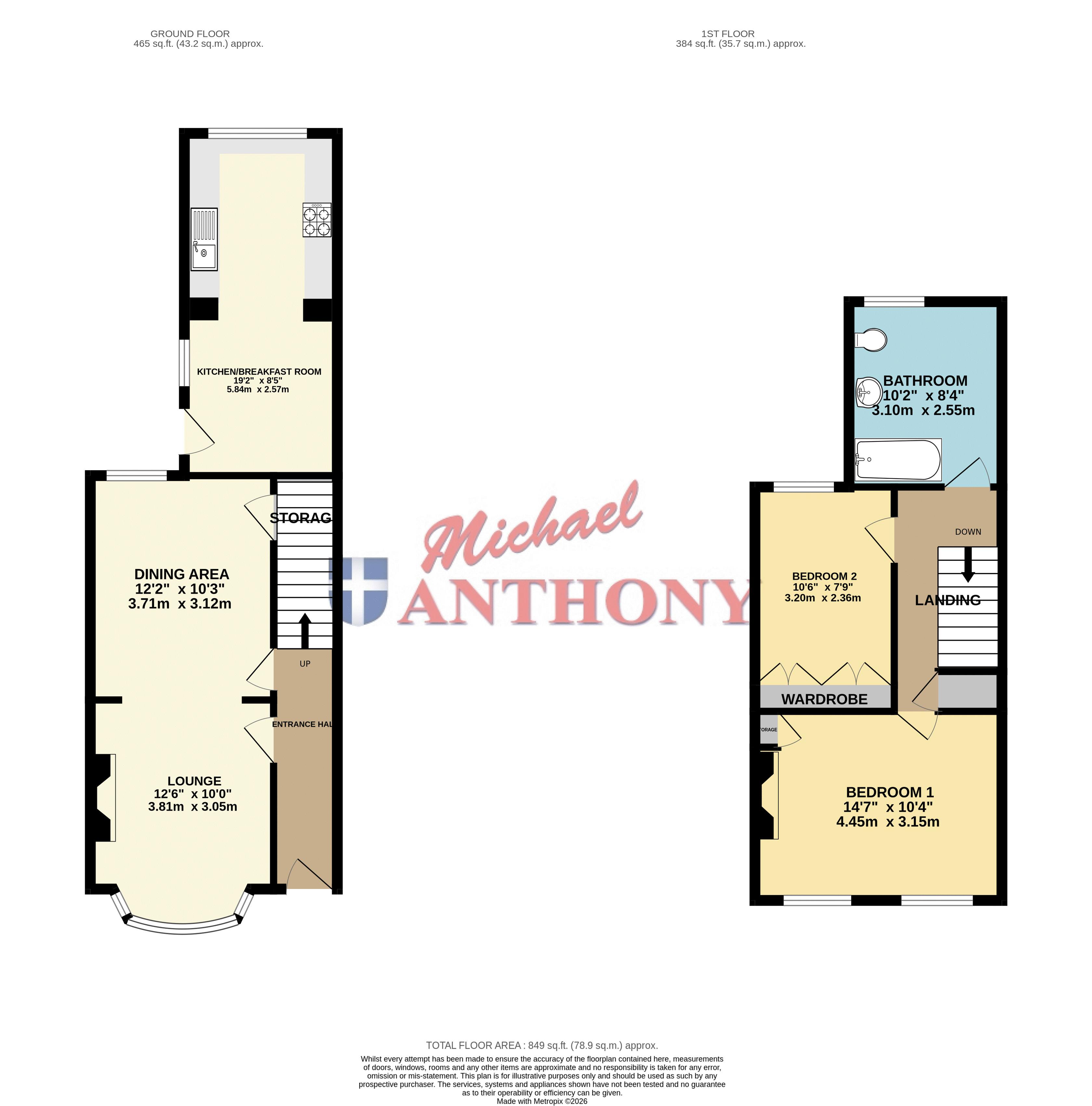 19, George Street, Milton Keynes floorplan