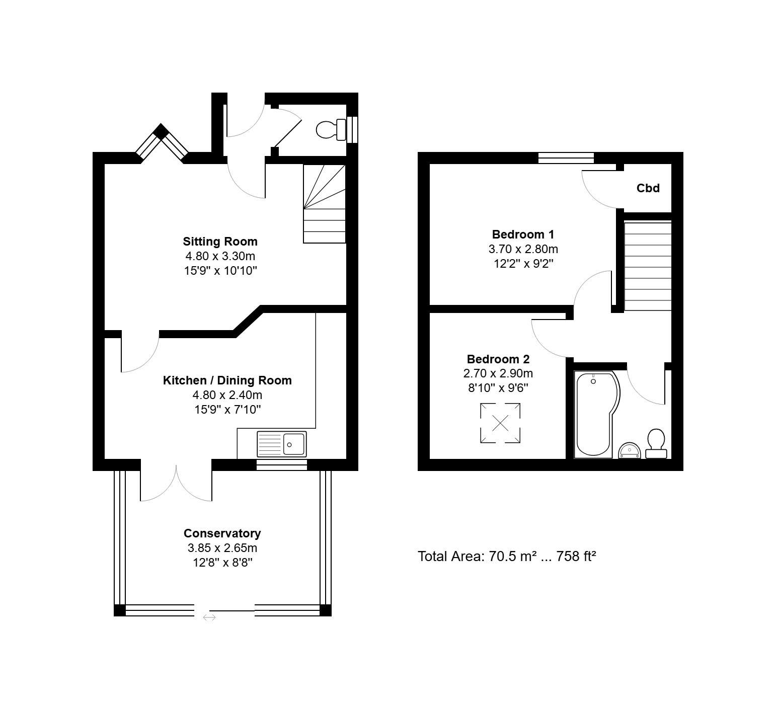Heacham, Norfolk floorplan