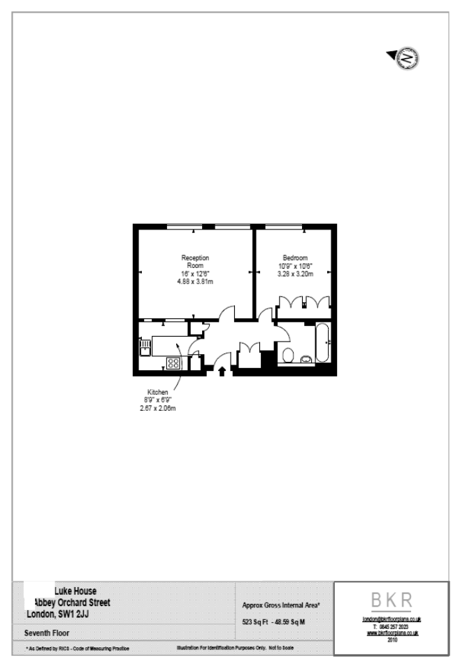 1 Bedrooms Flat to rent in Abbey Orchard Street, London SW1P