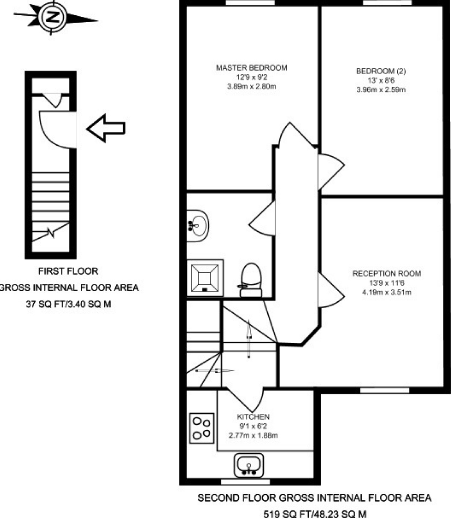 2 Bedrooms Flat to rent in Loftus Villas, Loftus Road, London W12