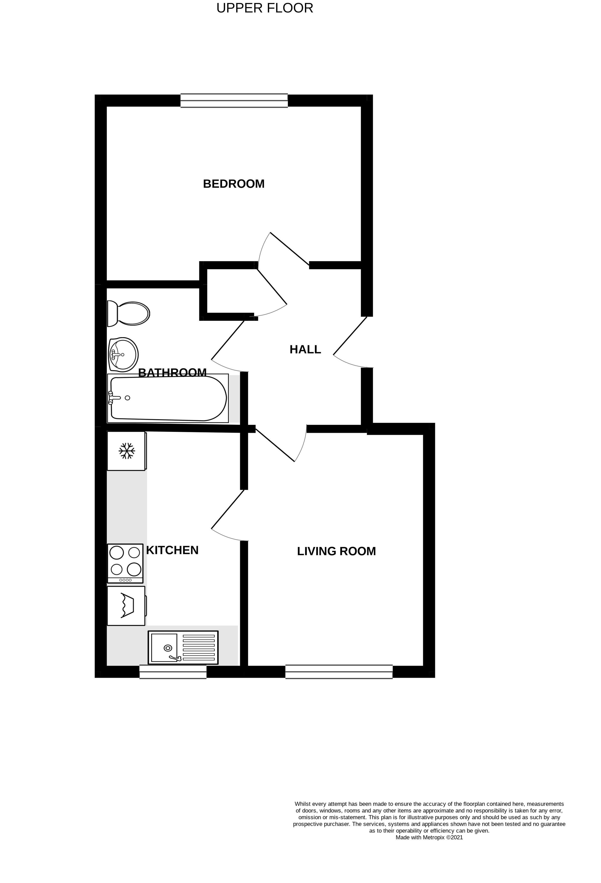 202, Ascot Court, Aldershot floorplan