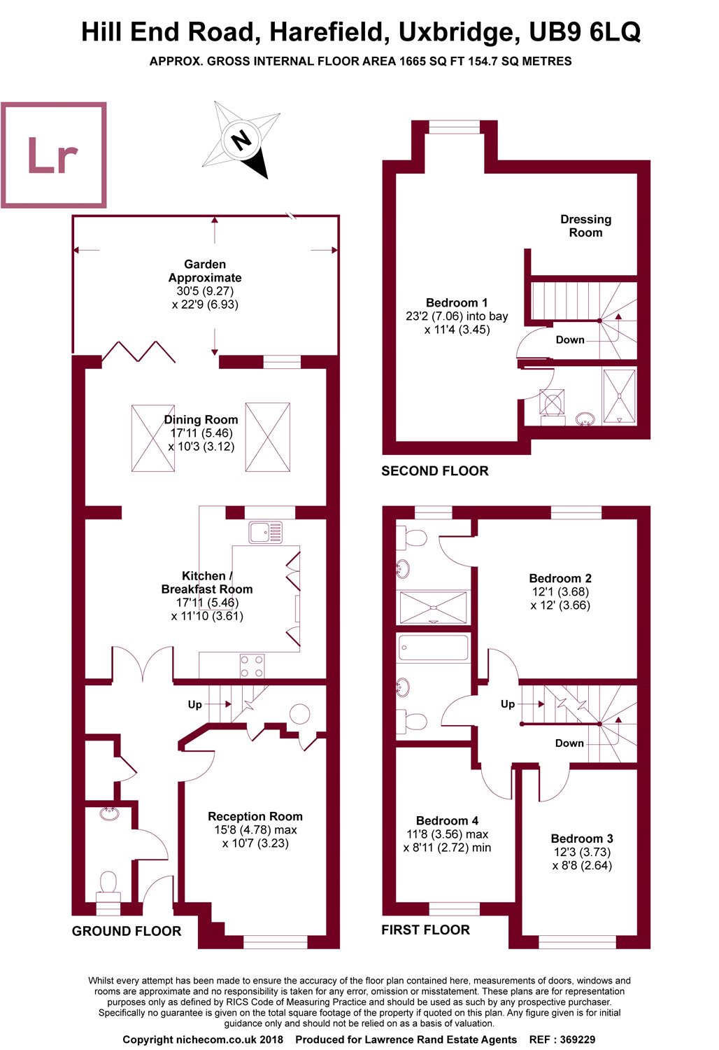 4 Bedrooms End terrace house for sale in Clover Cottages, Hill End Road, Harefield, Uxbridge UB9