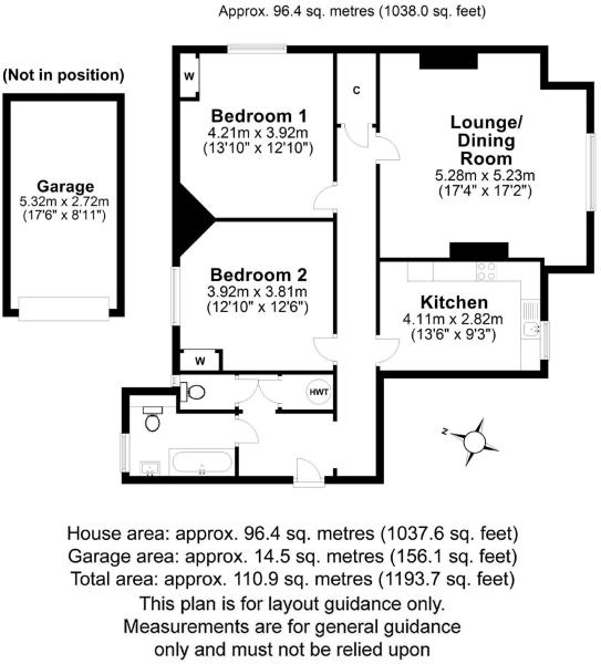 2 Bedrooms Flat for sale in Downshill, Hogs Back, Seale GU10