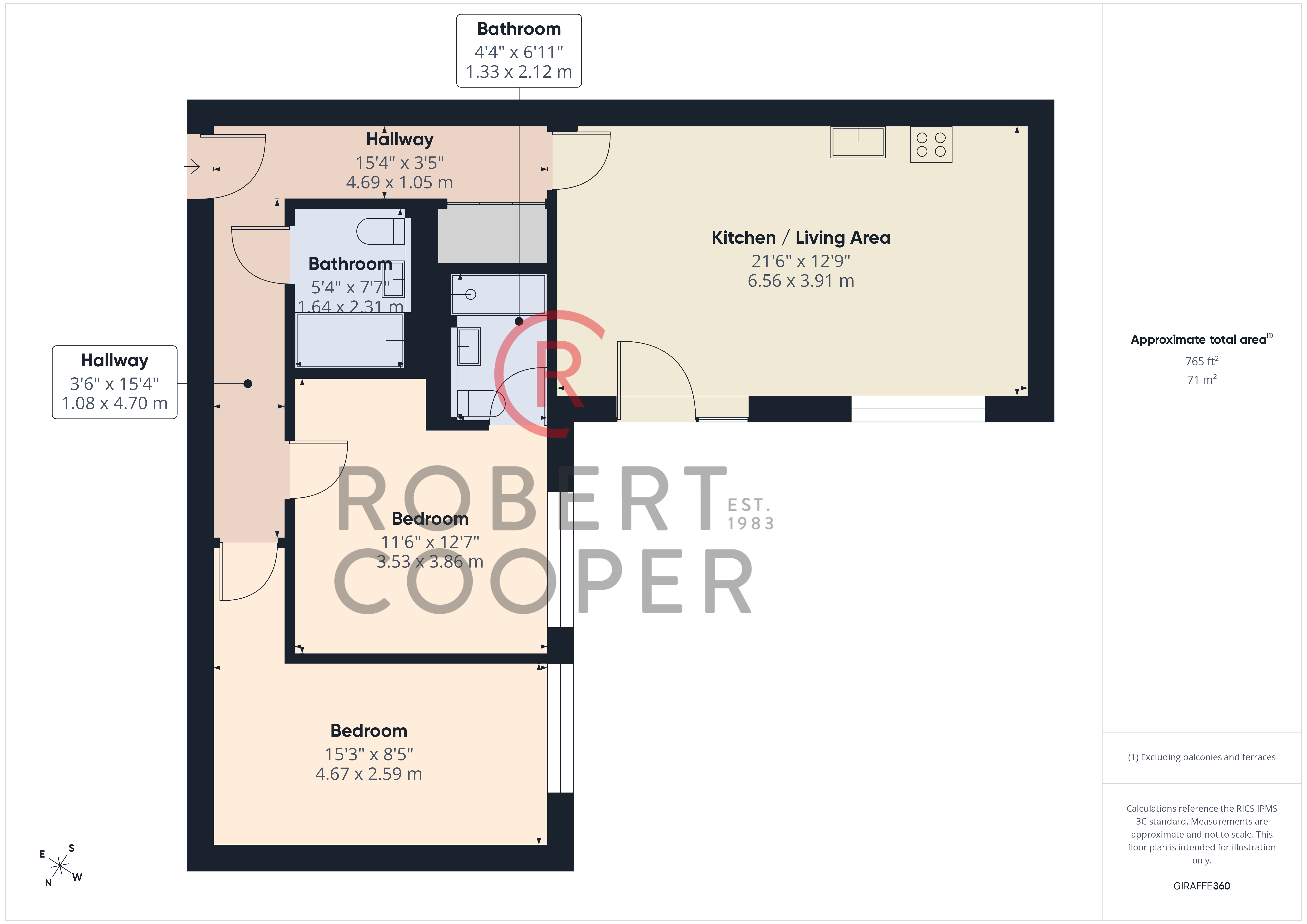 Flat 24 Solis, 260, Field End Road, Eastcote floorplan
