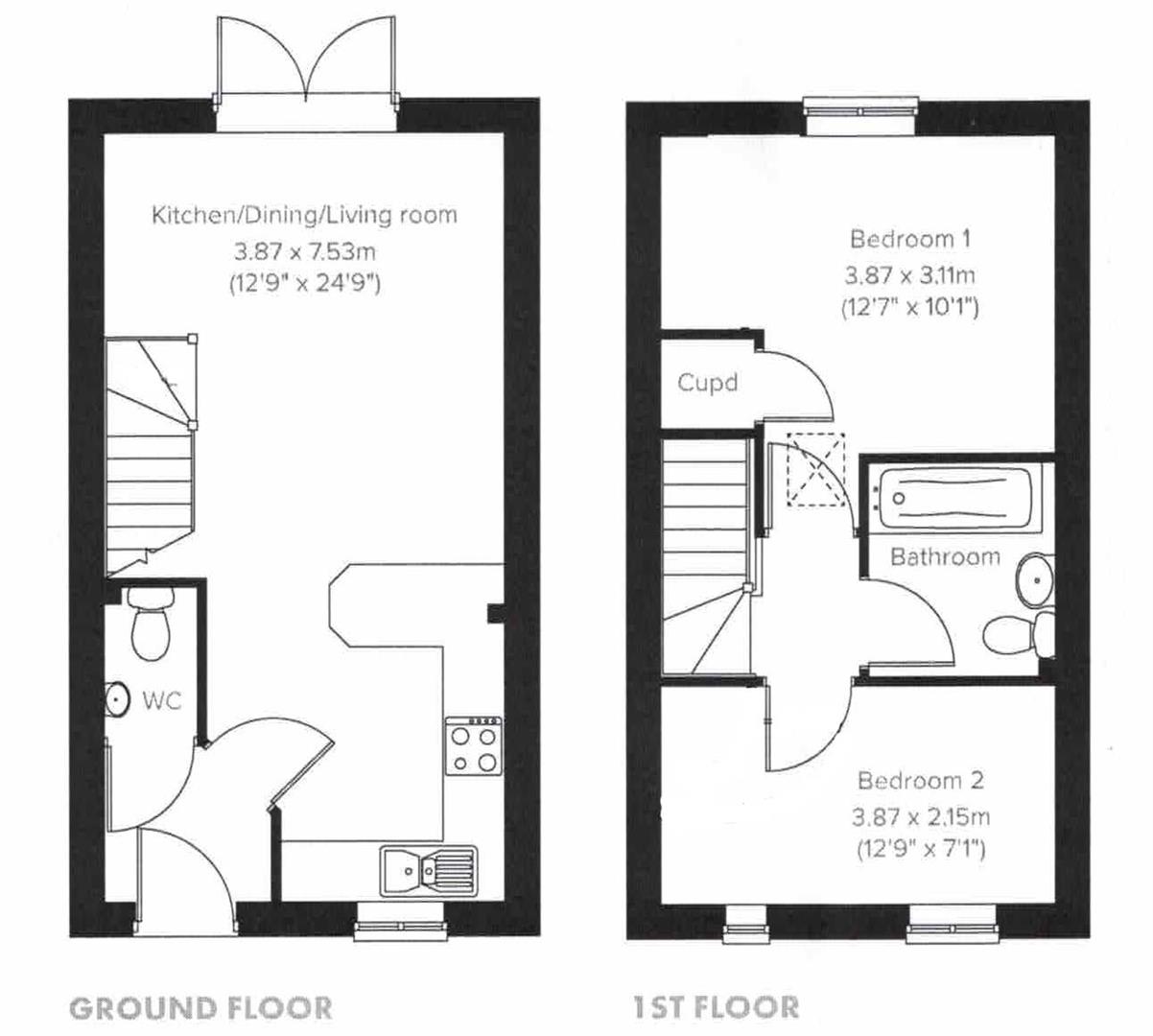 38, Hawarden Way, Stoke-On-Trent floorplan