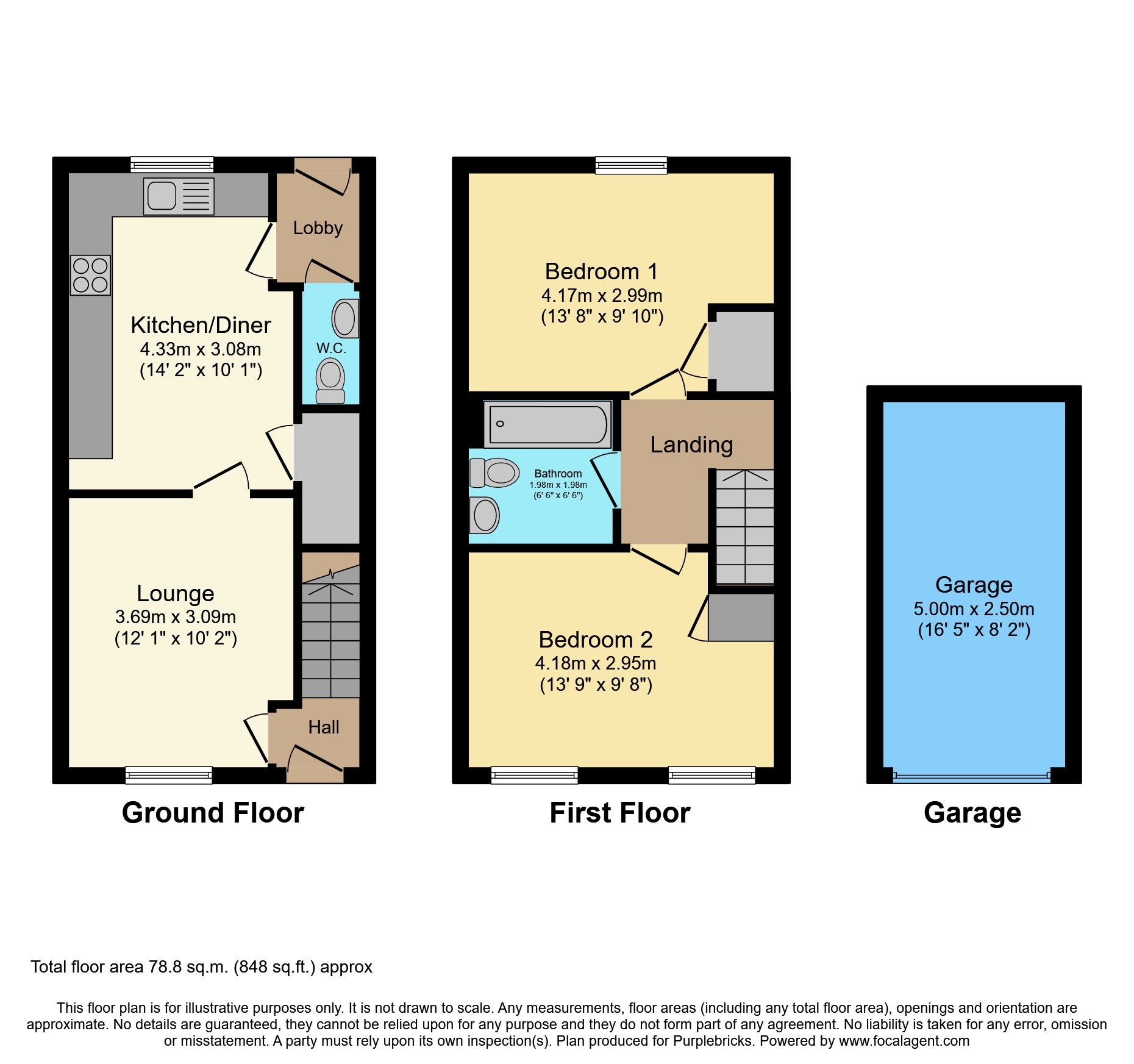 9, Bugle Close, Rugby floorplan