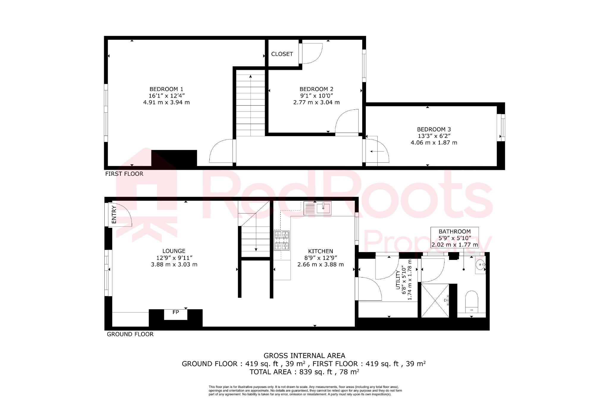 4 Trent View, Burringham, Lincolnshire floorplan