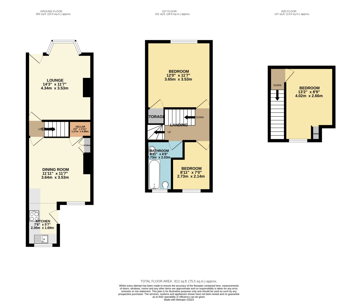 187, Vincent Road, Sheffield floorplan