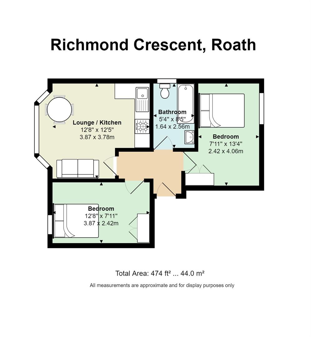 2 Bedrooms  to rent in Richmond Crescent, Roath, Cardiff CF24