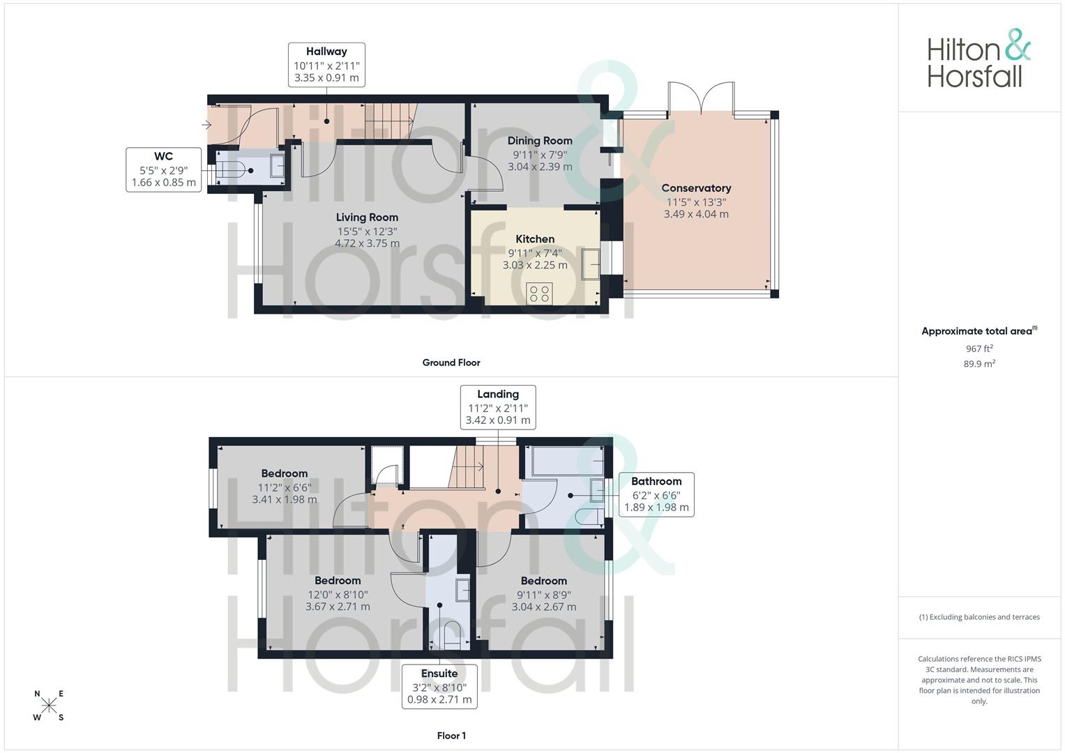 8, St Georges Close, Colne floorplan