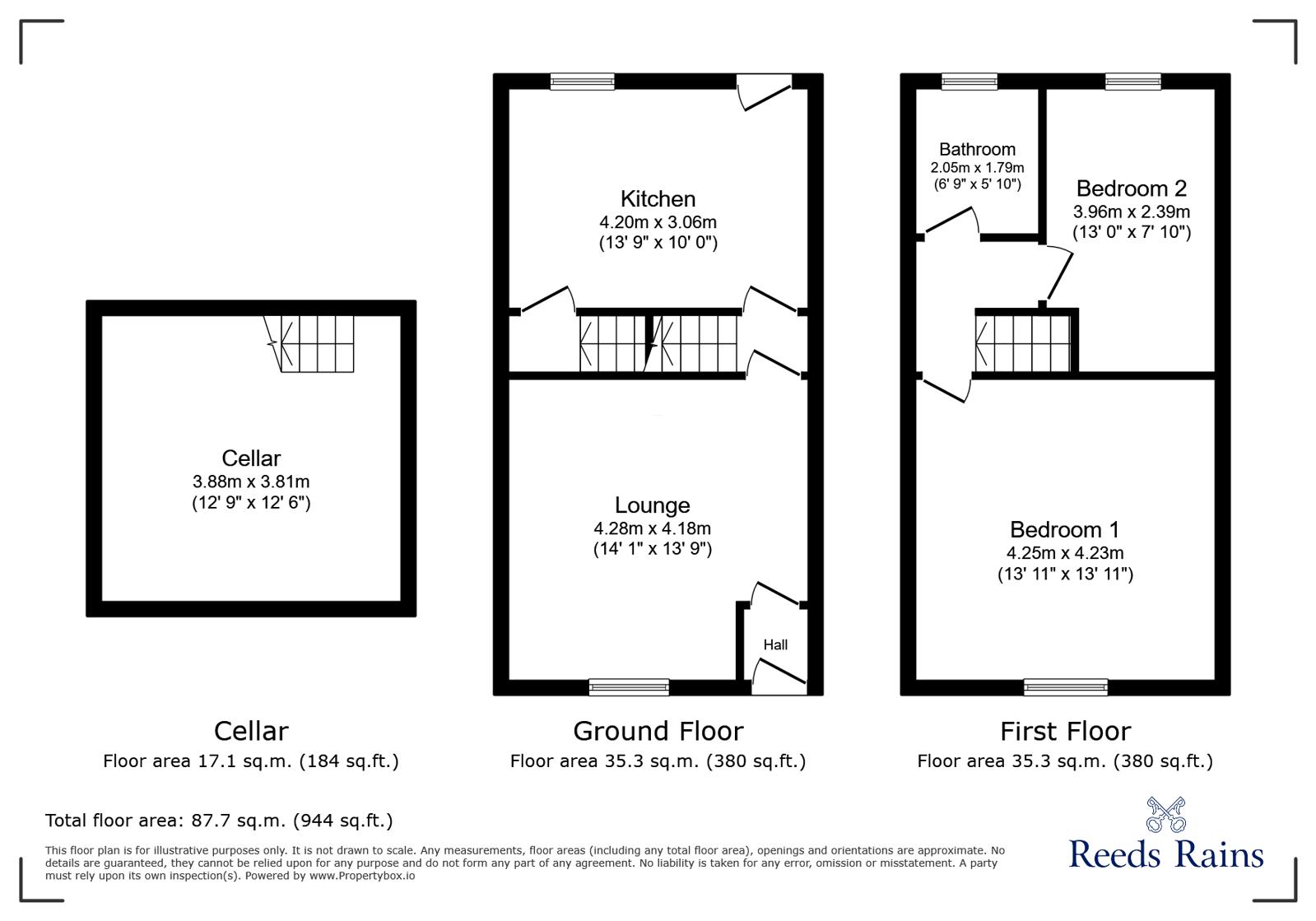 110, Glossop Road, Glossop floorplan