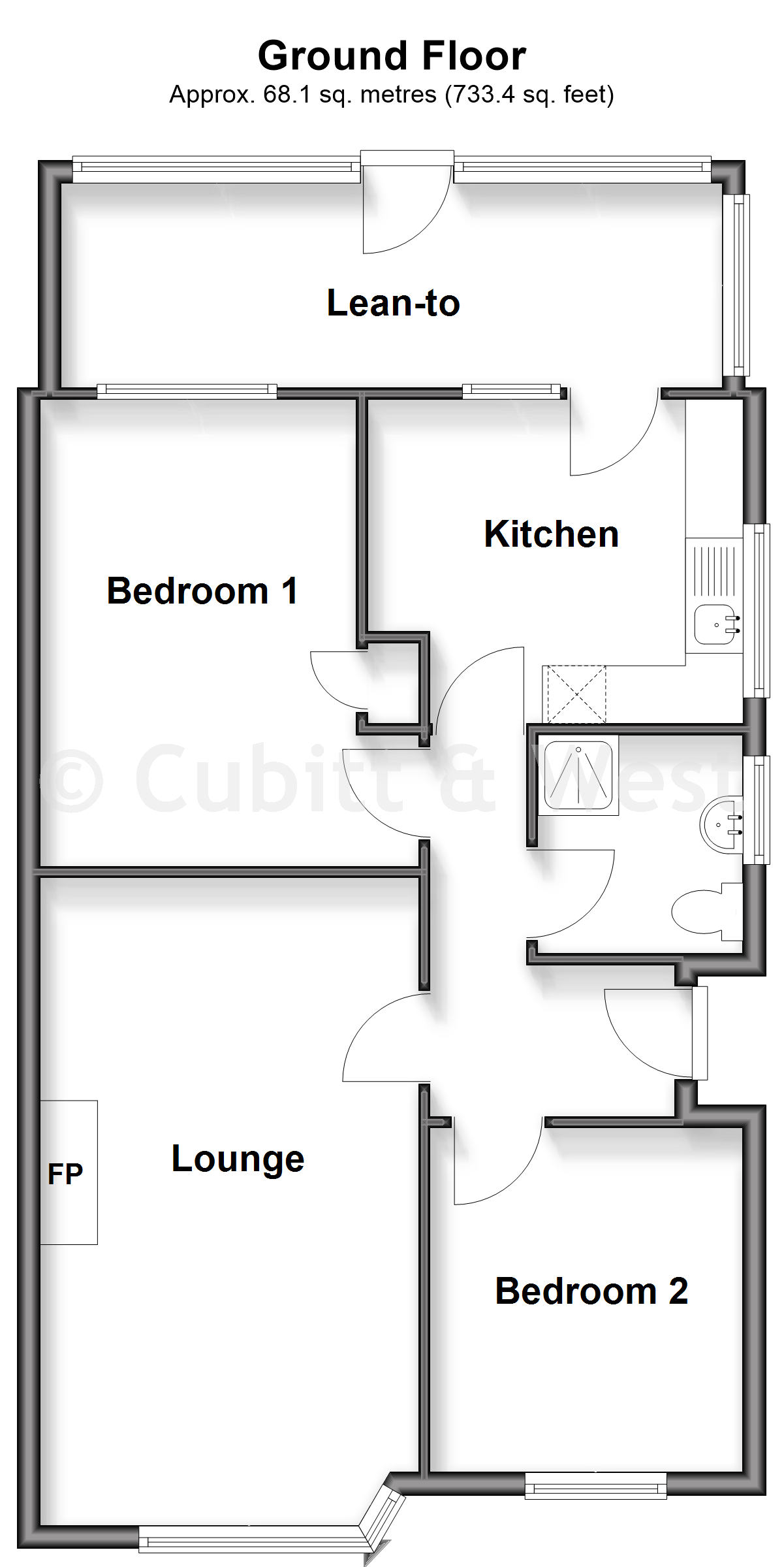3, Cherry Tree Avenue, Waterlooville floorplan