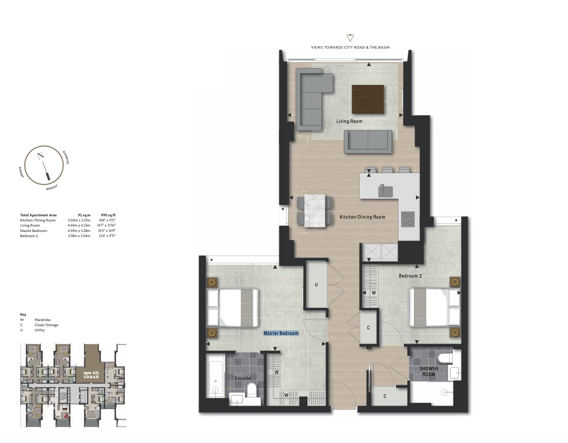 19 Aurora Apartments, London floorplan