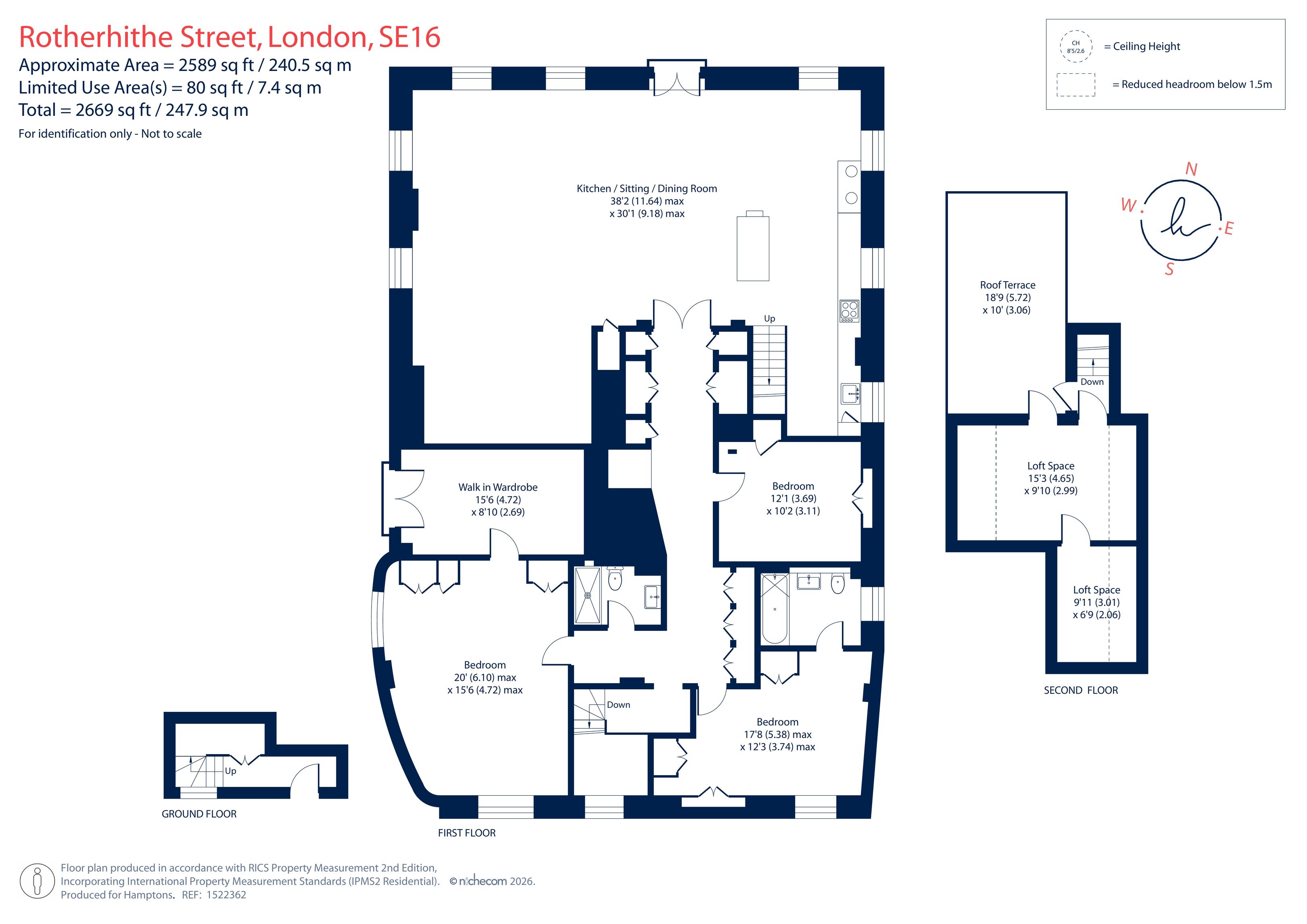 7, Grices Wharf Apartments, 119, Rotherhithe Street, London floorplan